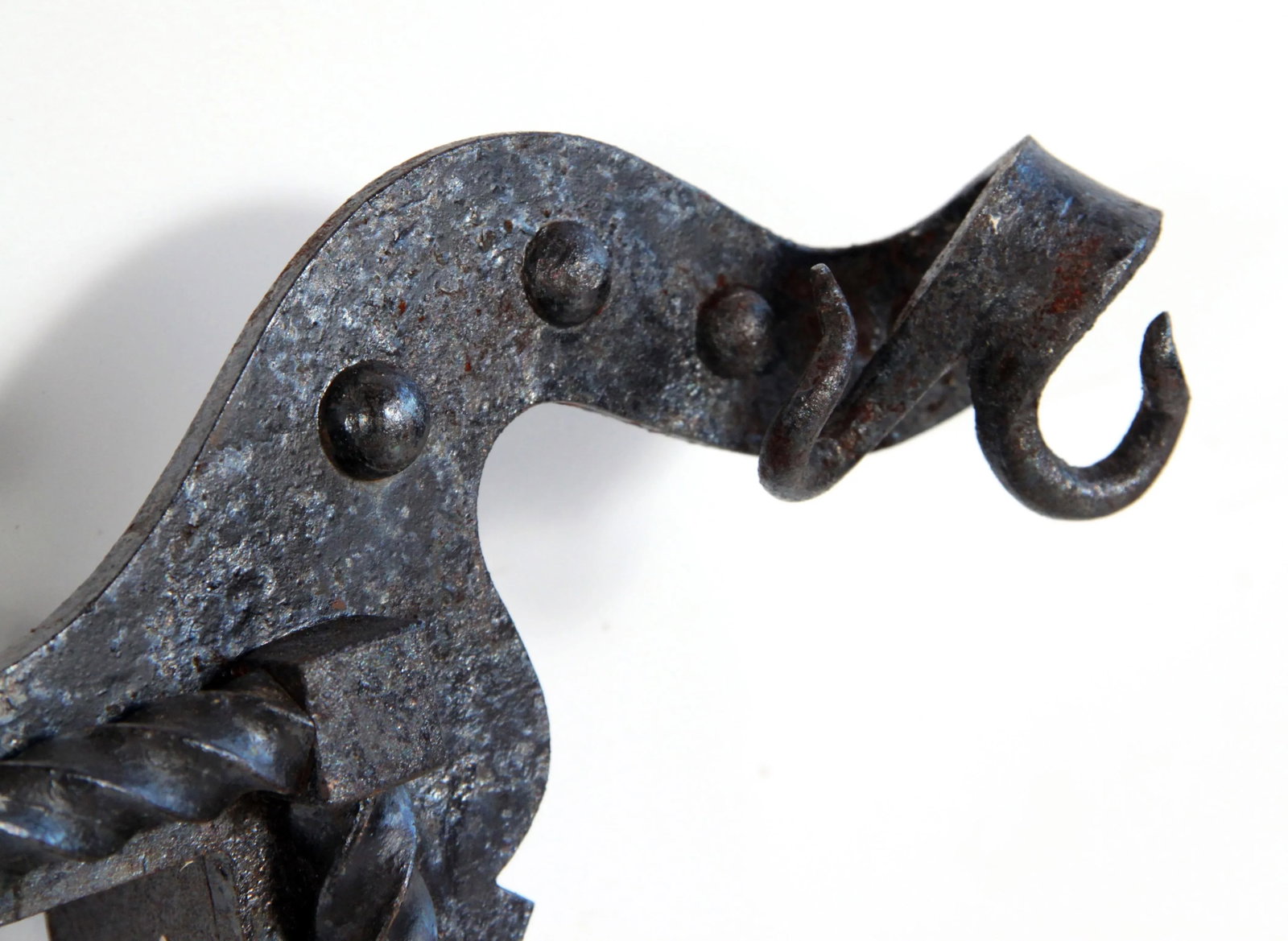 C.1900's Hand Wrought Iron Arts & Crafts Period Fireplace Surround - 4