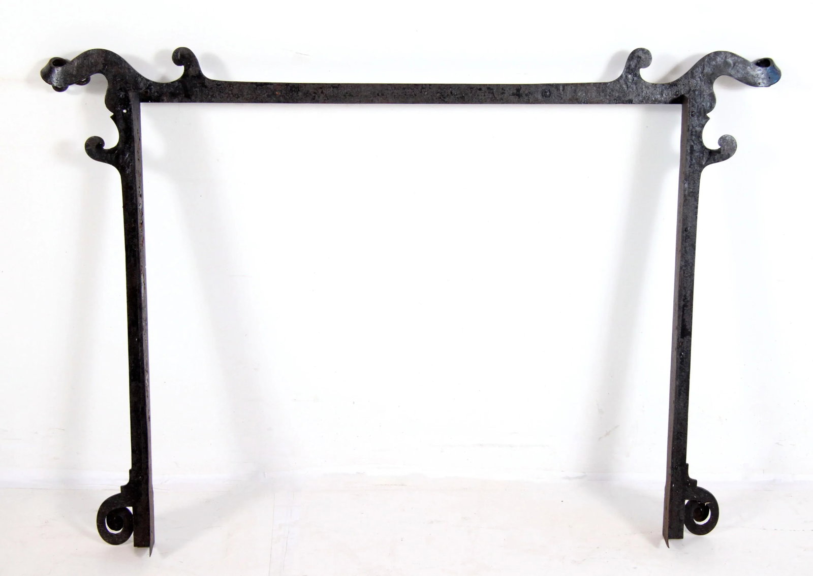C.1900's Hand Wrought Iron Arts & Crafts Period Fireplace Surround - 7