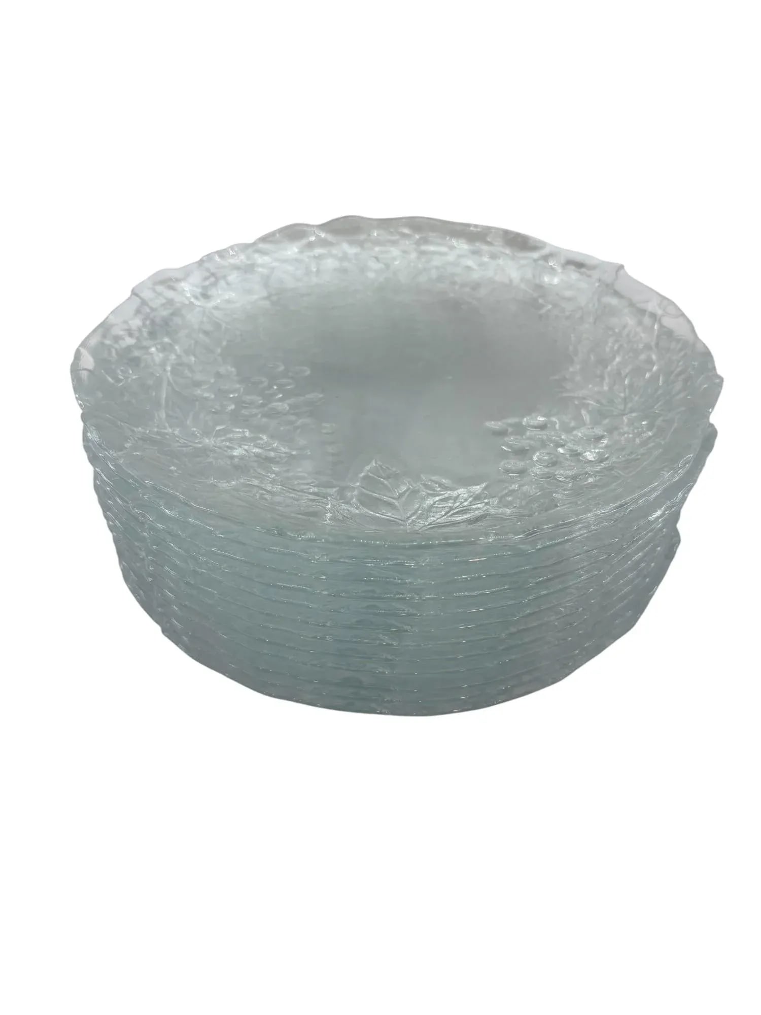 Late 20th Century 12 Place Setting of Crystal Mallory by Cristal d'Arques Bowls, Mugs, Salad Plates - 6