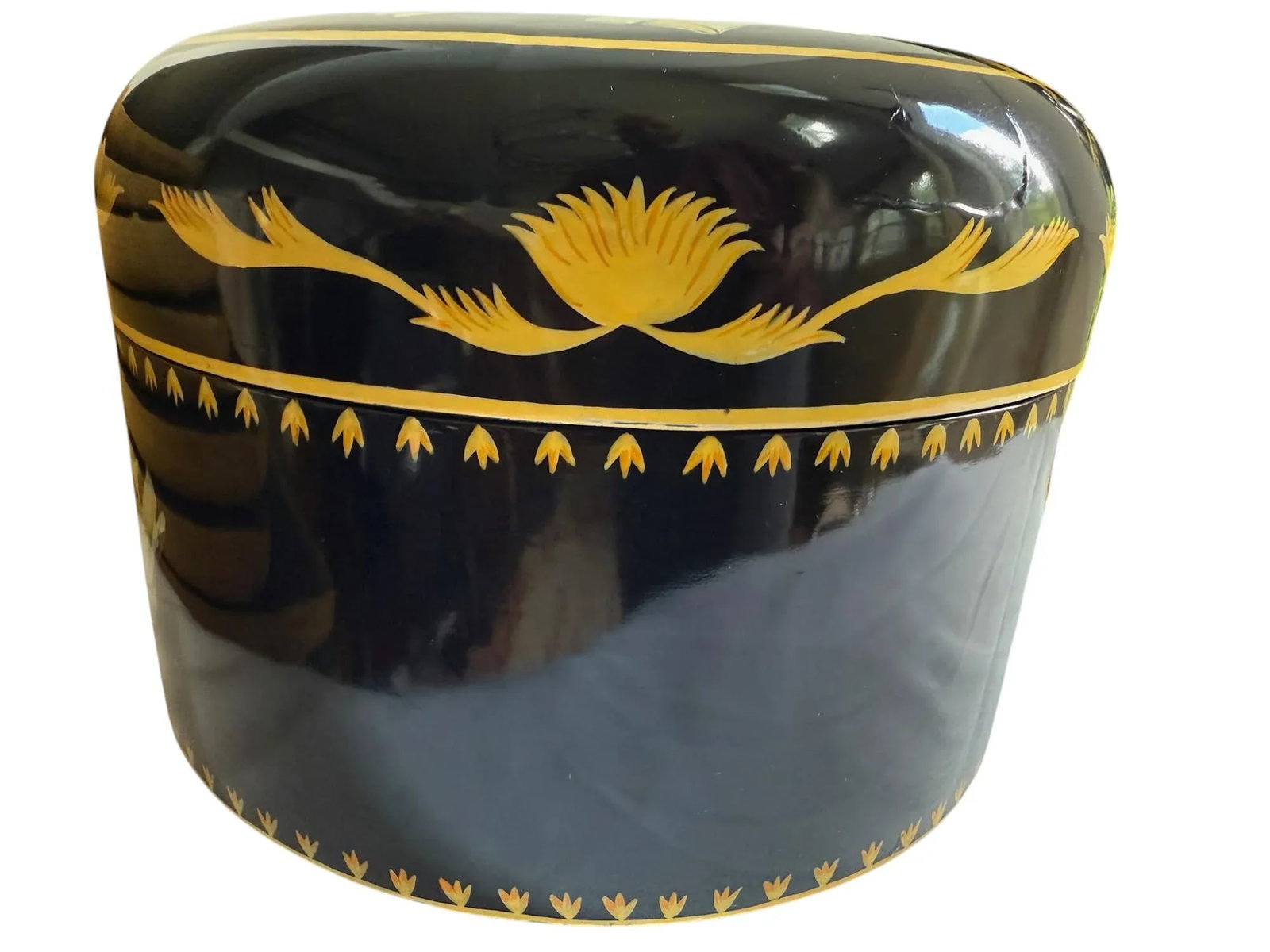 Maitland-Smith Round Lidded Boxes - A Pair - 10