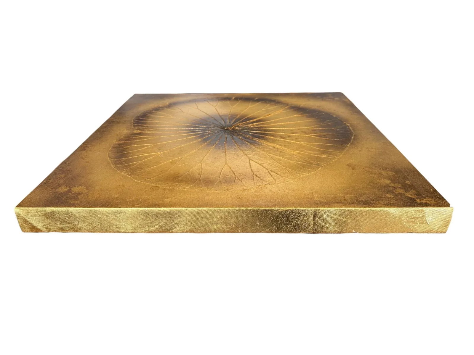 Palecek Gold Lotus Leaf Metallic Wall Decor - A Pair - 12