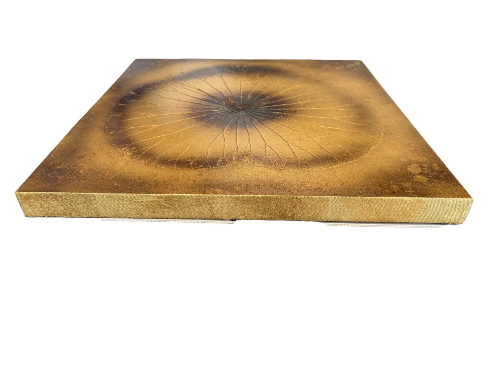 Palecek Gold Lotus Leaf Metallic Wall Decor - A Pair - 13