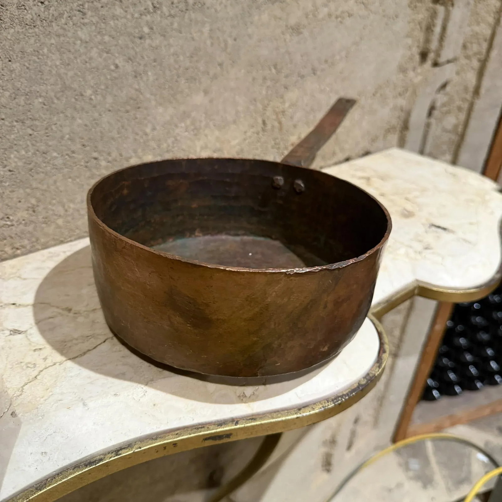 Antique a La Menagere Copper Stock Pot Sauce Pan Cookware Paris France Country Kitchen Style - 12