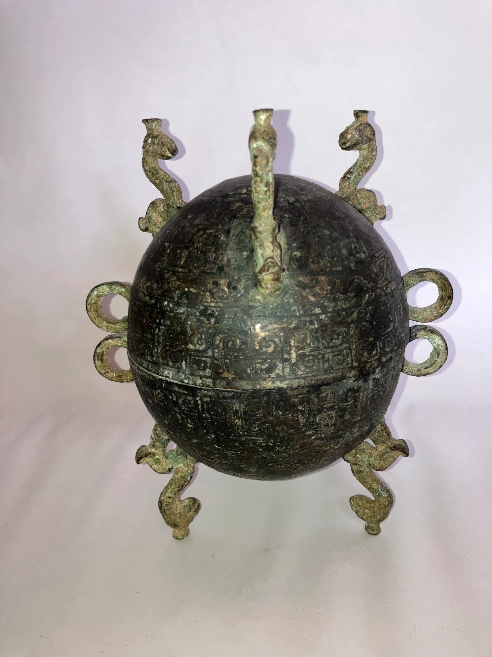 19th Century Chinese Bronze Food Container/Vessel - 3