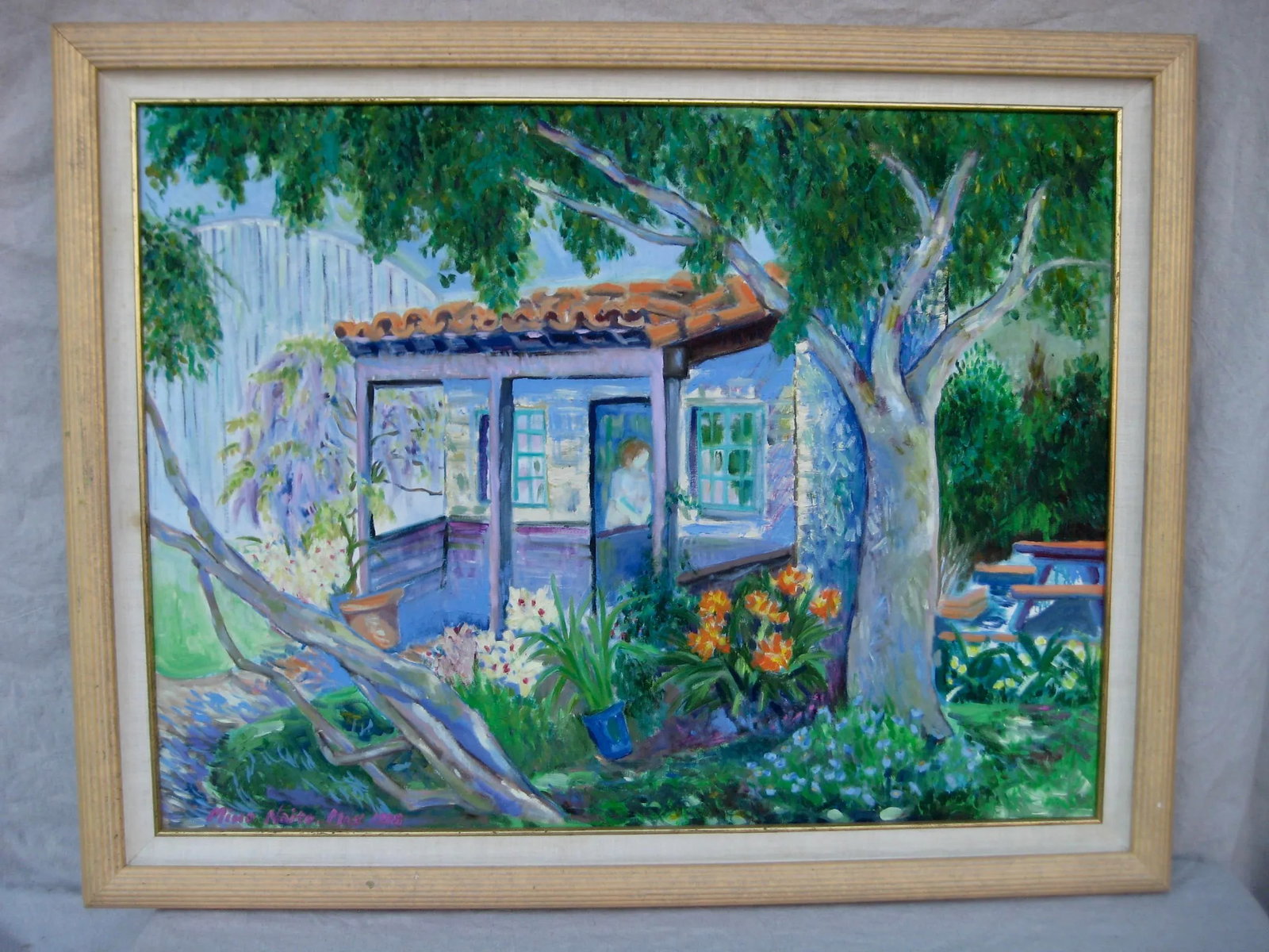 20th Century California Landscape Oil Painting by Mino Maito, Framed - 13