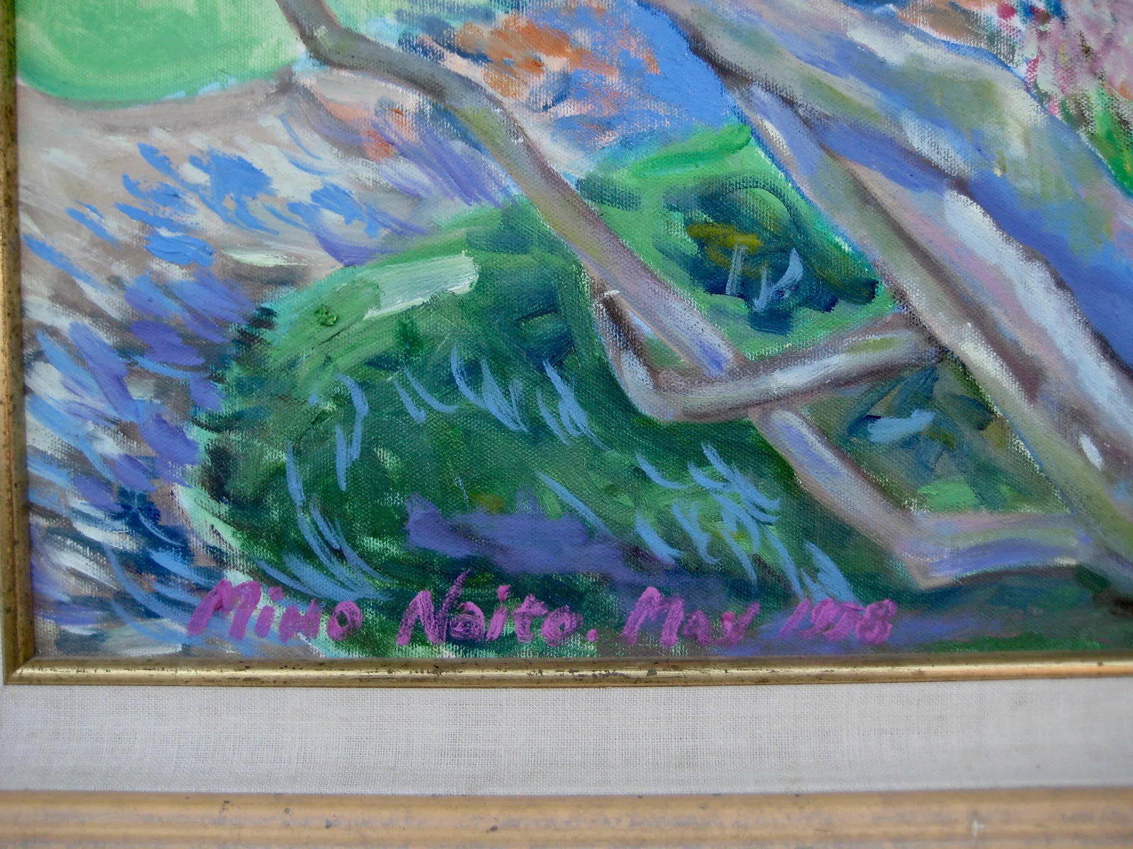 20th Century California Landscape Oil Painting by Mino Maito, Framed - 7