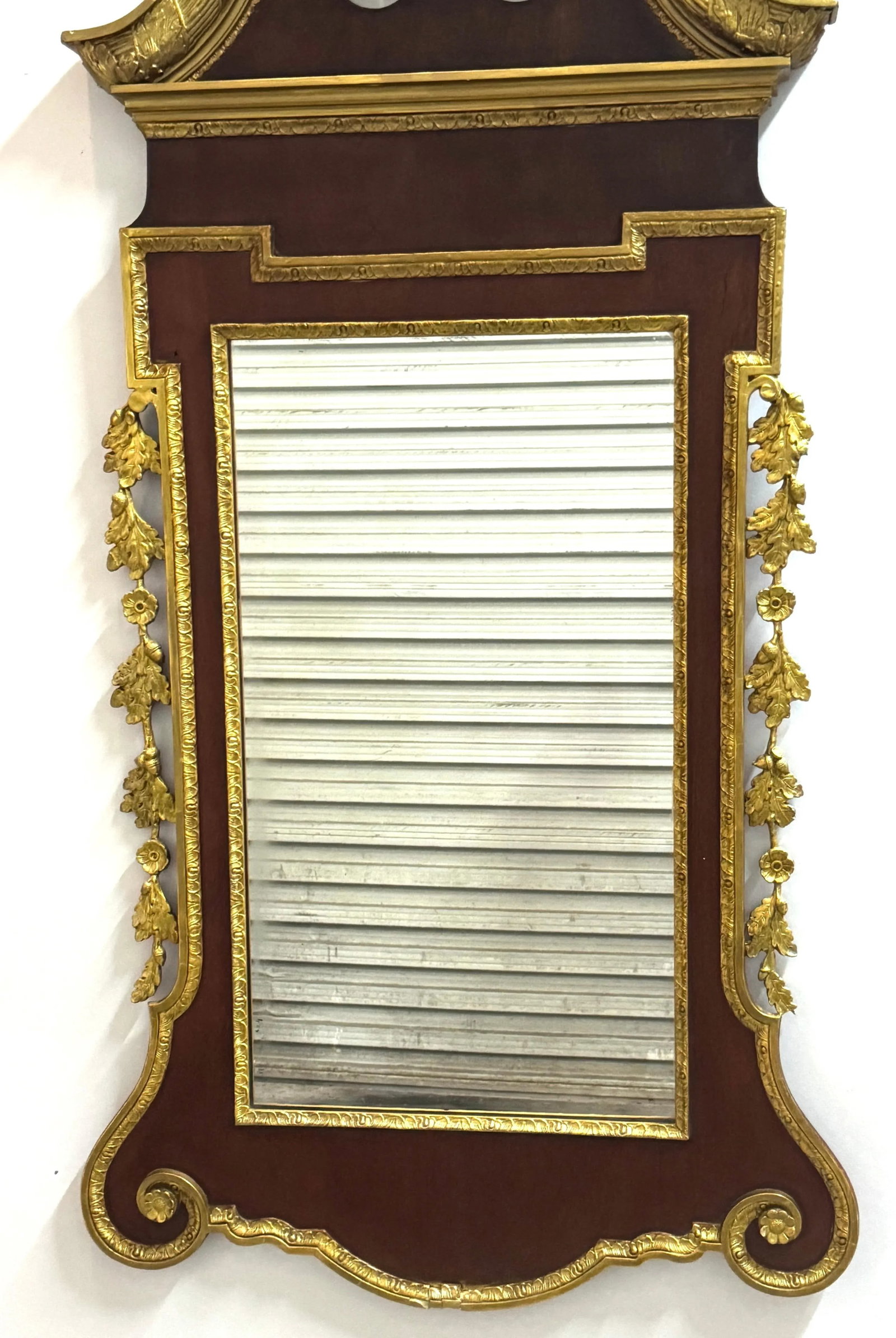 Monumental Philadelphia Federal Period Gilt & Mahogany Eagle Mirror - 7