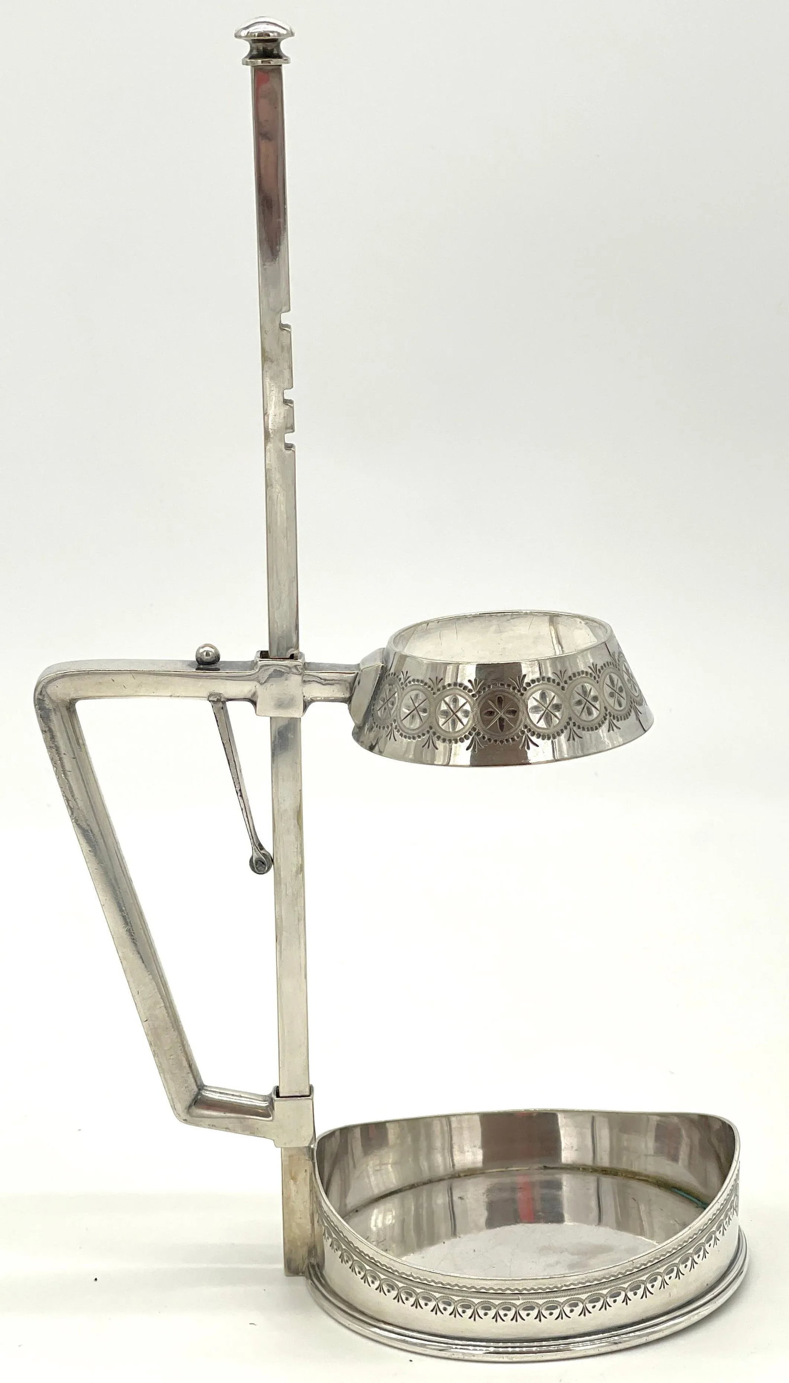 Silver-Plated Adjustable Wine Caddy by Mappin & Webb, England, Circa 1900–1910 - 11