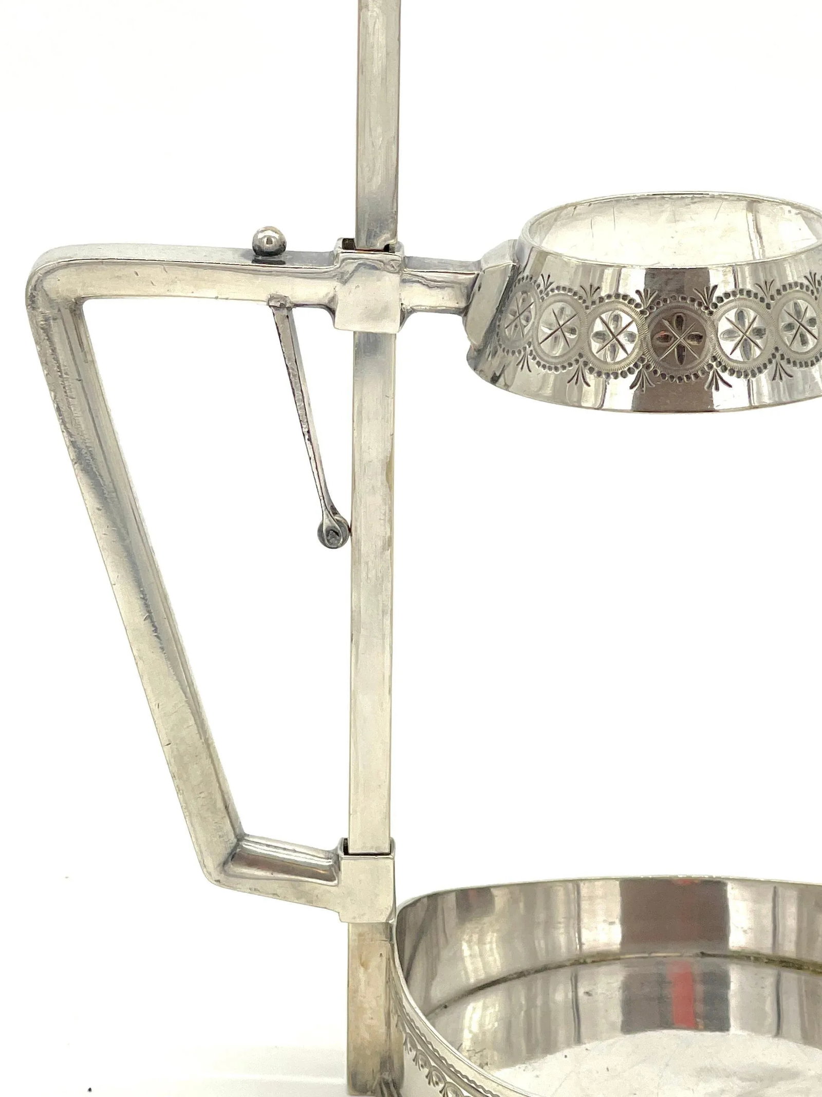 Silver-Plated Adjustable Wine Caddy by Mappin & Webb, England, Circa 1900–1910 - 12