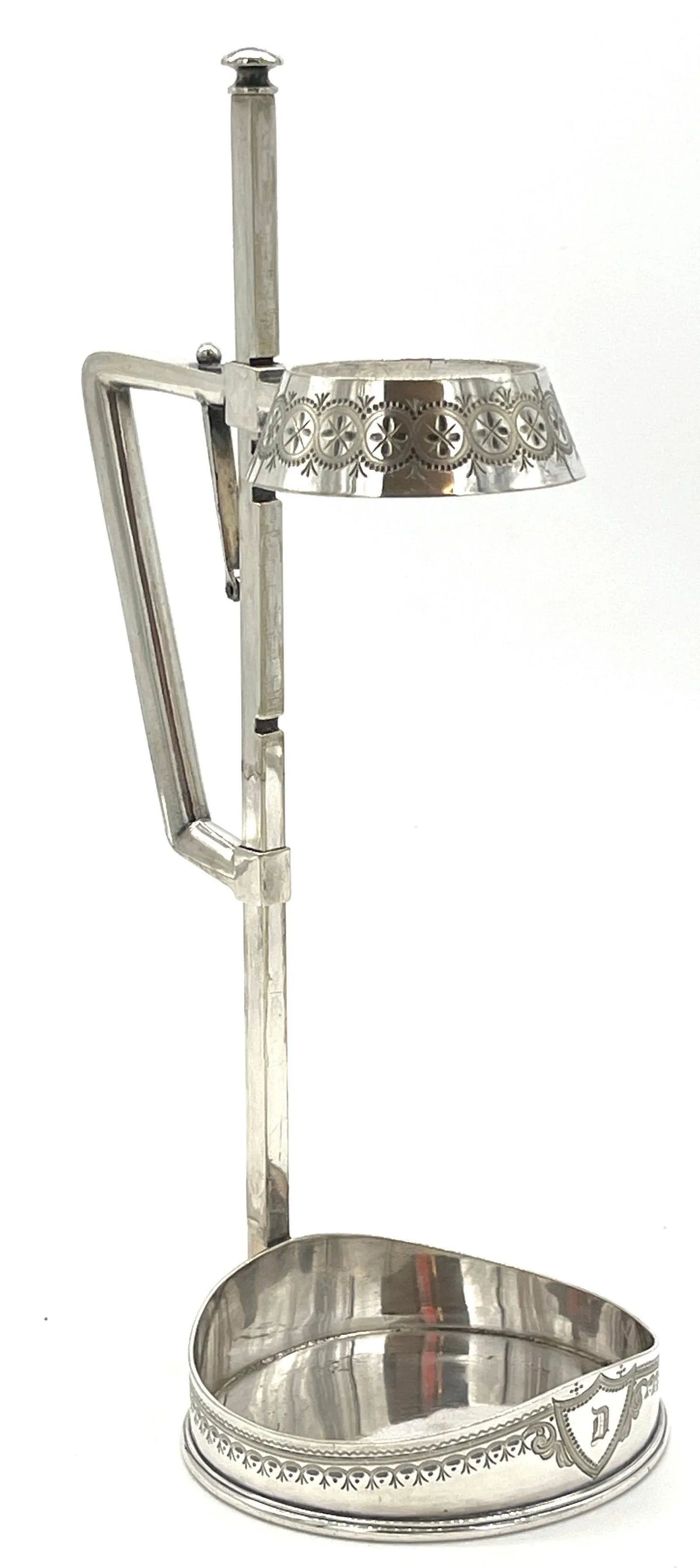 Silver-Plated Adjustable Wine Caddy by Mappin & Webb, England, Circa 1900–1910 - 4