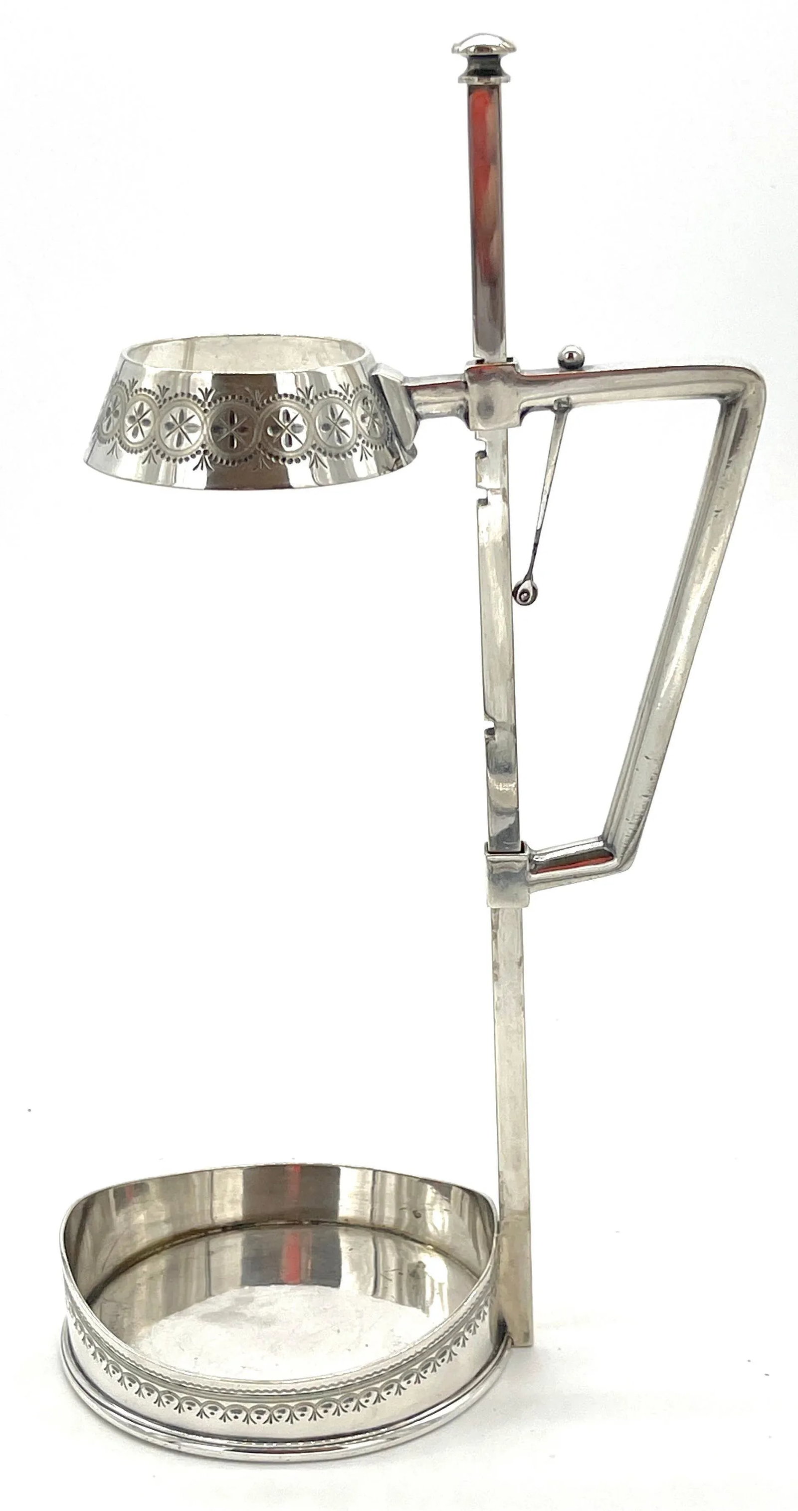 Silver-Plated Adjustable Wine Caddy by Mappin & Webb, England, Circa 1900–1910 - 5