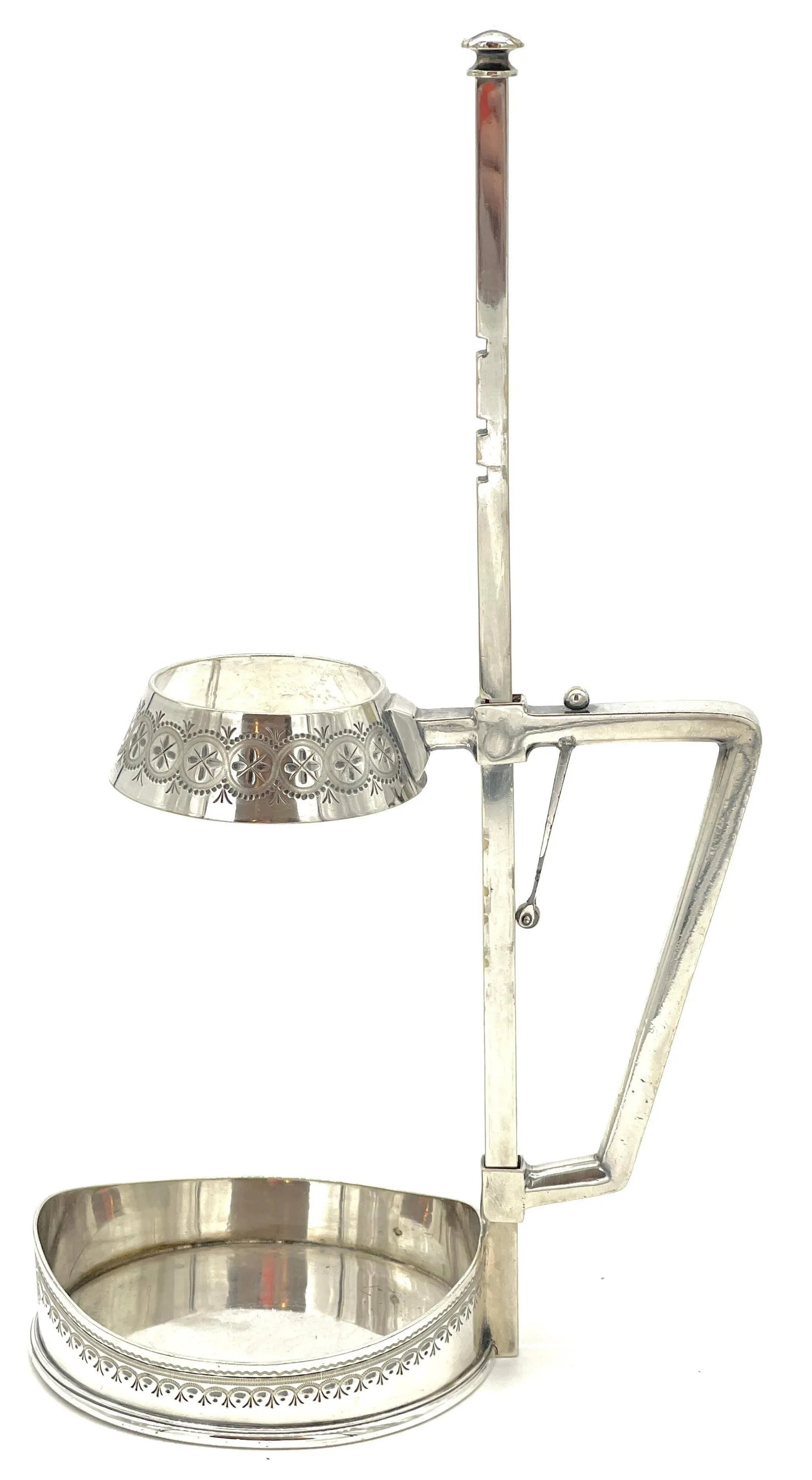 Silver-Plated Adjustable Wine Caddy by Mappin & Webb, England, Circa 1900–1910 - 6