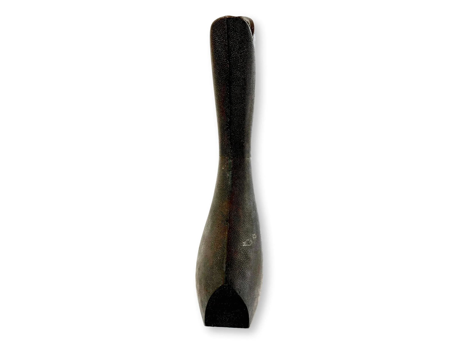 R & Y Augousti Paris Sculptural Shagreen Vase - 4