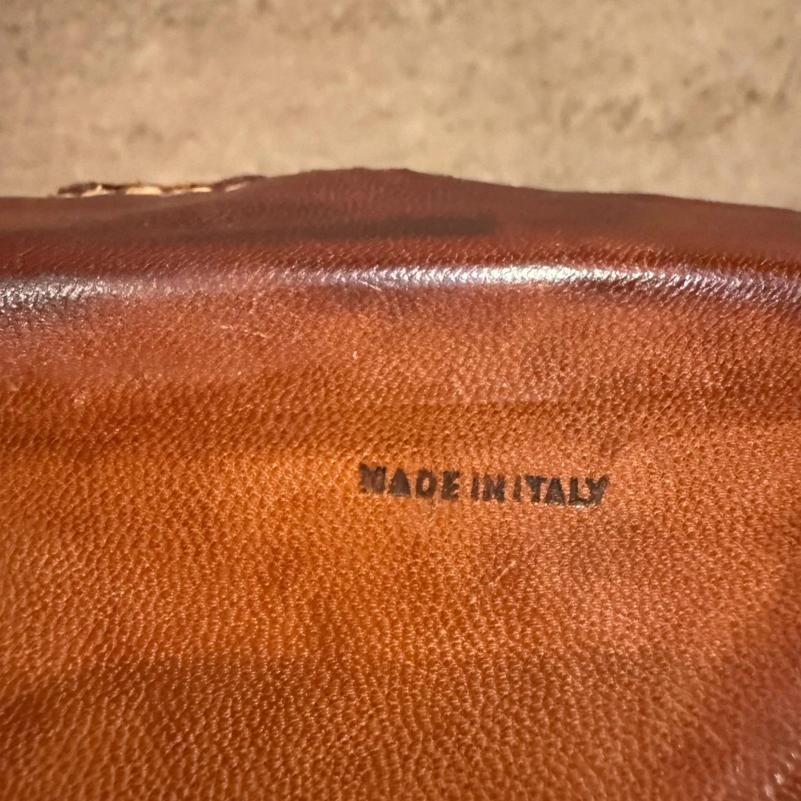 Federigo Fabbrini Marcello Fantoni Itay Ceramic Tray Leather Wrapped Mid Century - 11