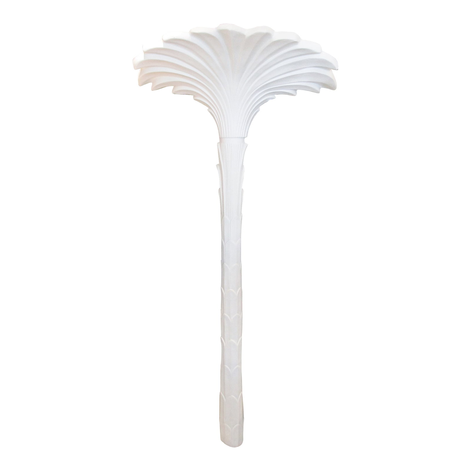 Original Vintage Serge Roche Style Palm Tree Wall Torchiere Floor Lamp C. 1970s (1 of 12)