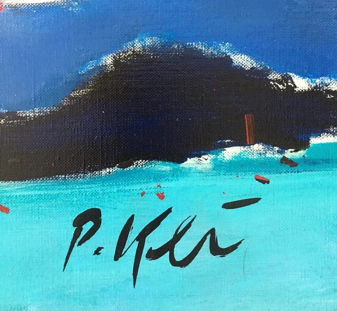 Large Abstract Painting, Peter Keil, 1960s - 5