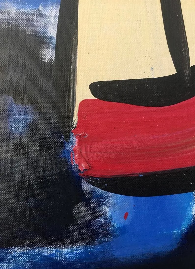 Large Abstract Painting, Peter Keil, 1960s - 9