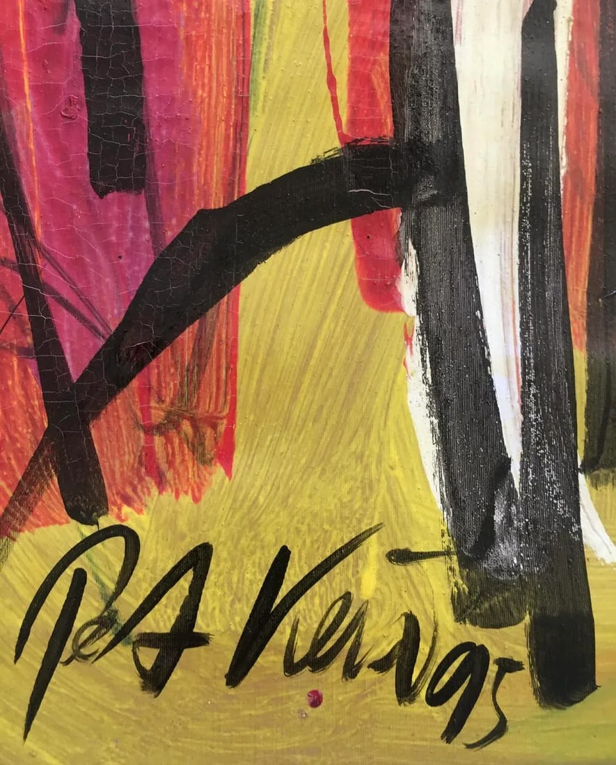 Large Abstract Painting, Peter Keil, 1995 - 4