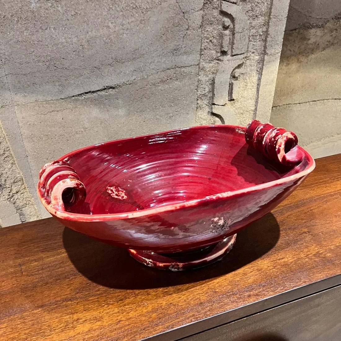 1960s Fortunata Tuscany Italian Art Pottery Sculptural Bowl - 9