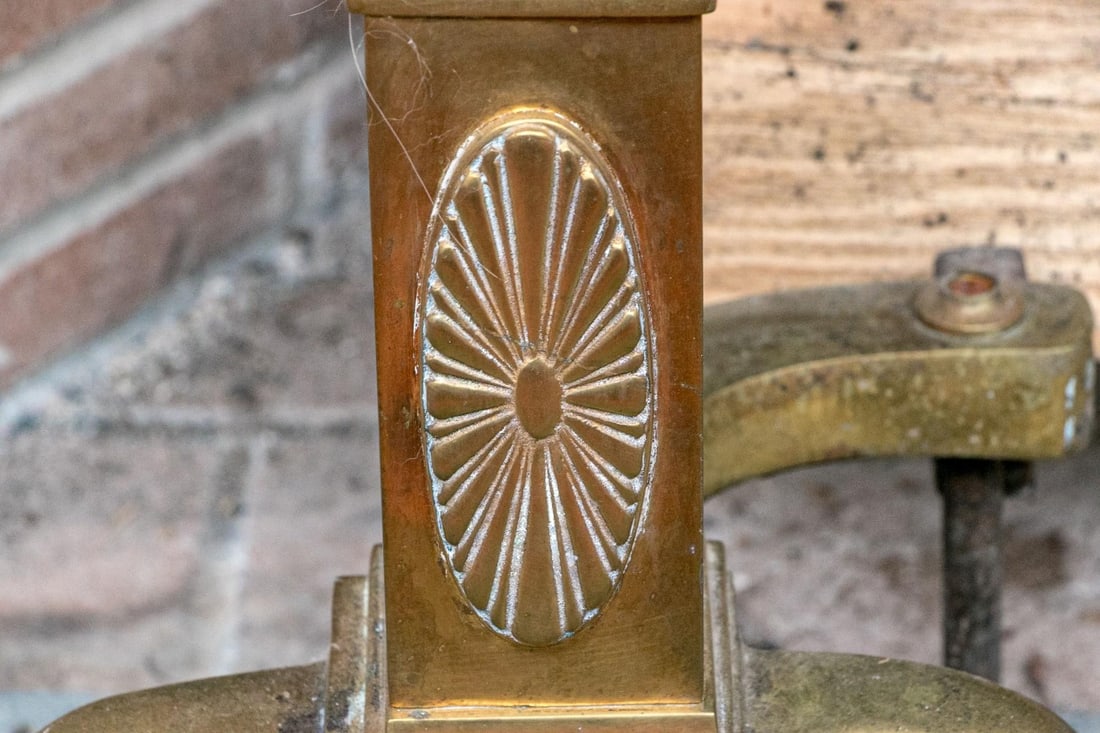 A Wonderful Collection of Antique Brass Fireplace Accessories - 7