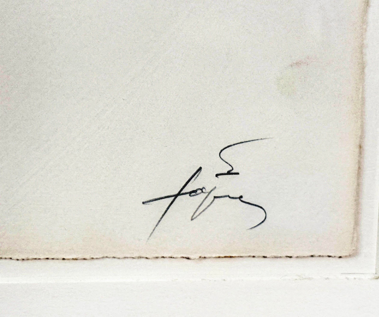 Antoni Tapies Limited Edition Abstract Etching Red "X" Gesture Print, Pencil Signed & Framed (#1 - 3