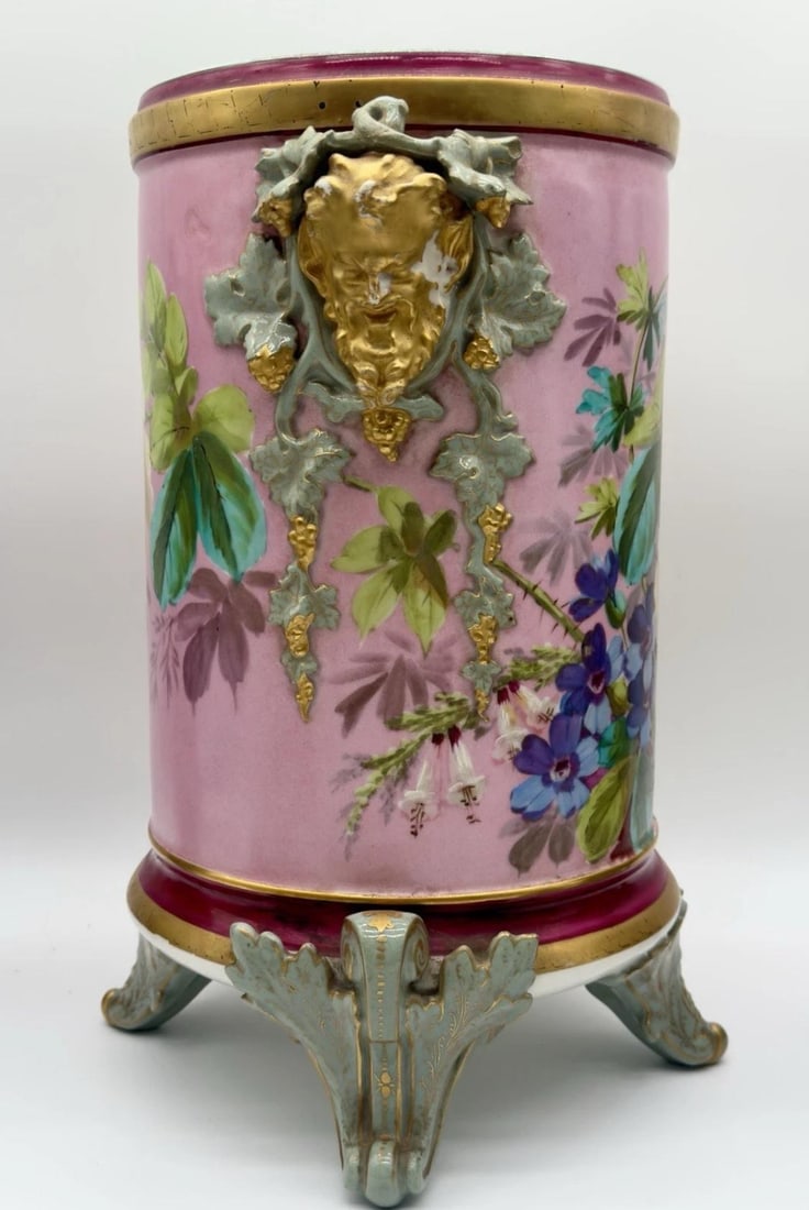 Antique French Porcelain Jardiniere - 2