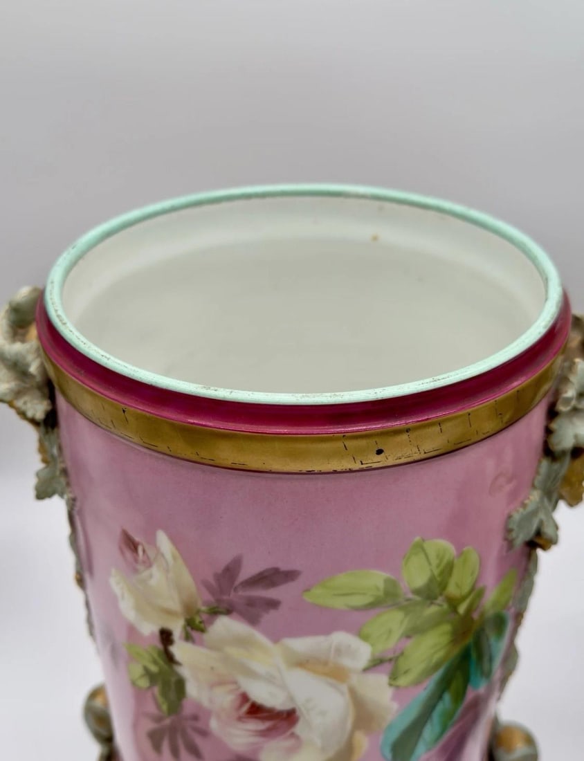 Antique French Porcelain Jardiniere - 3