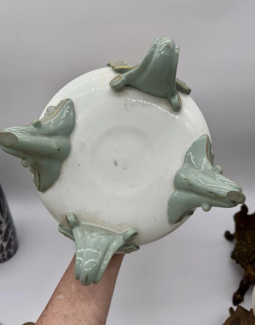 Antique French Porcelain Jardiniere - 4