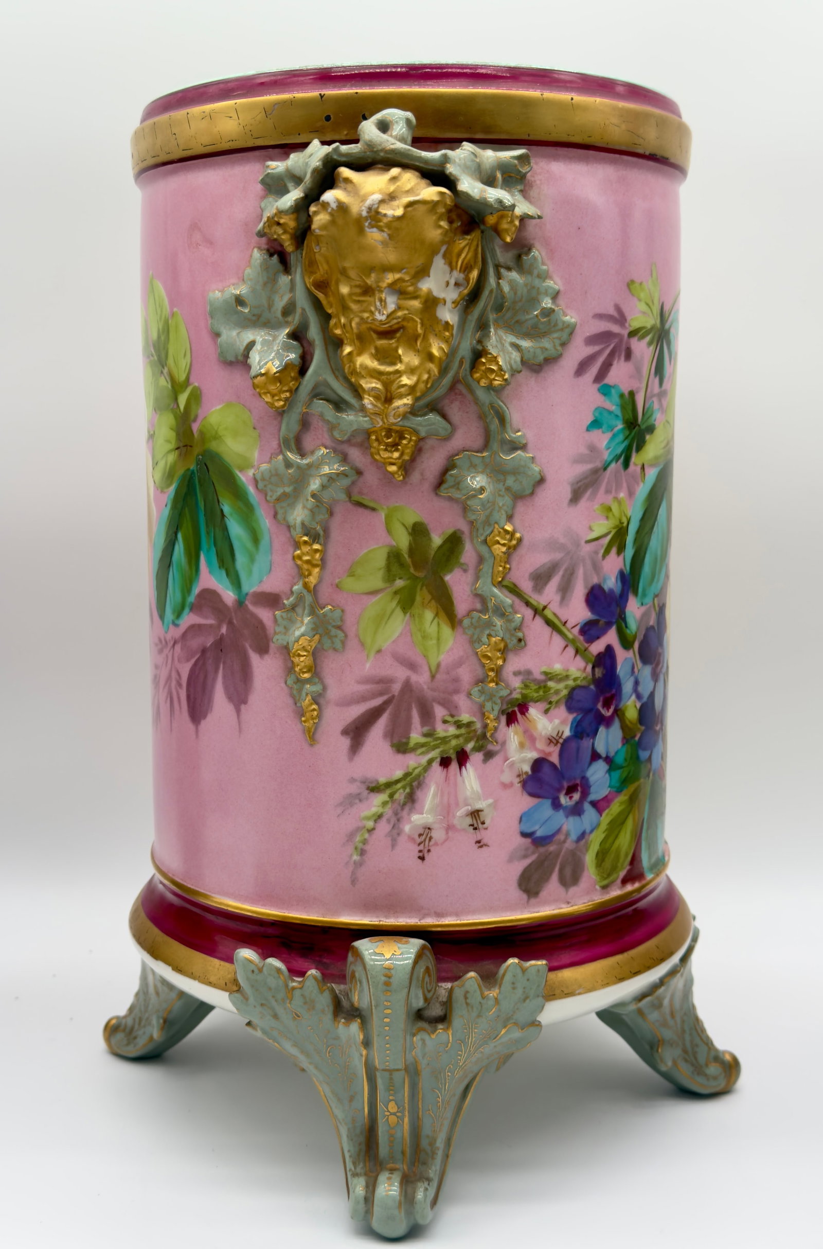 Antique French Porcelain Jardiniere - 6