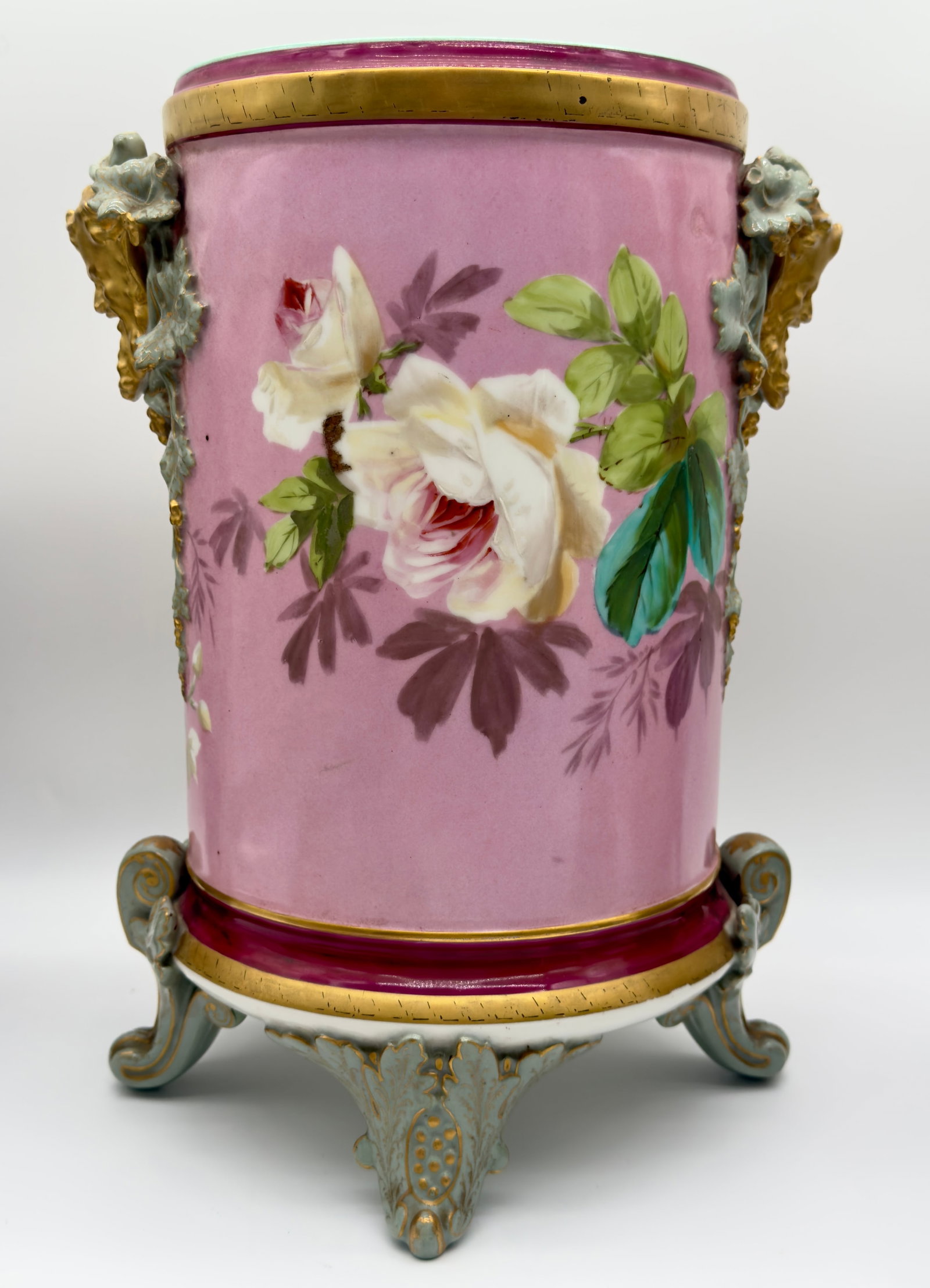 Antique French Porcelain Jardiniere - 7