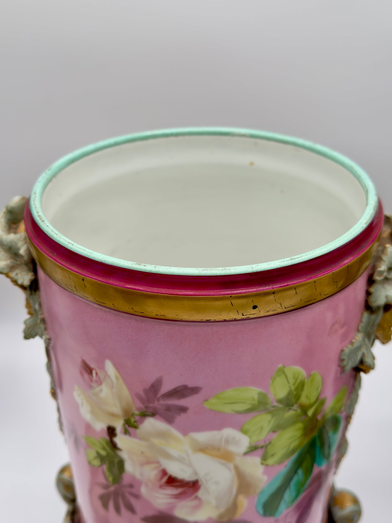 Antique French Porcelain Jardiniere - 8