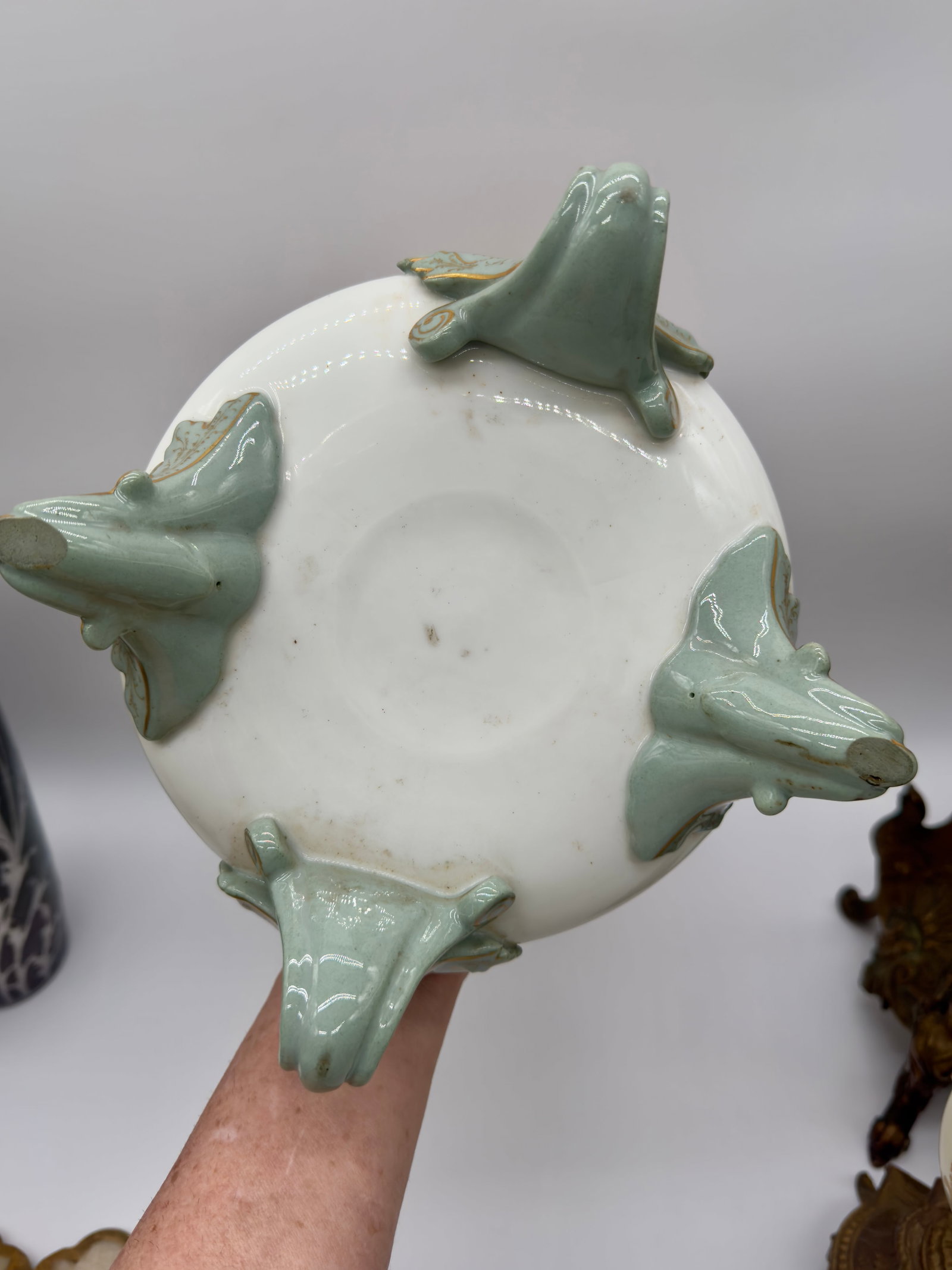 Antique French Porcelain Jardiniere - 9