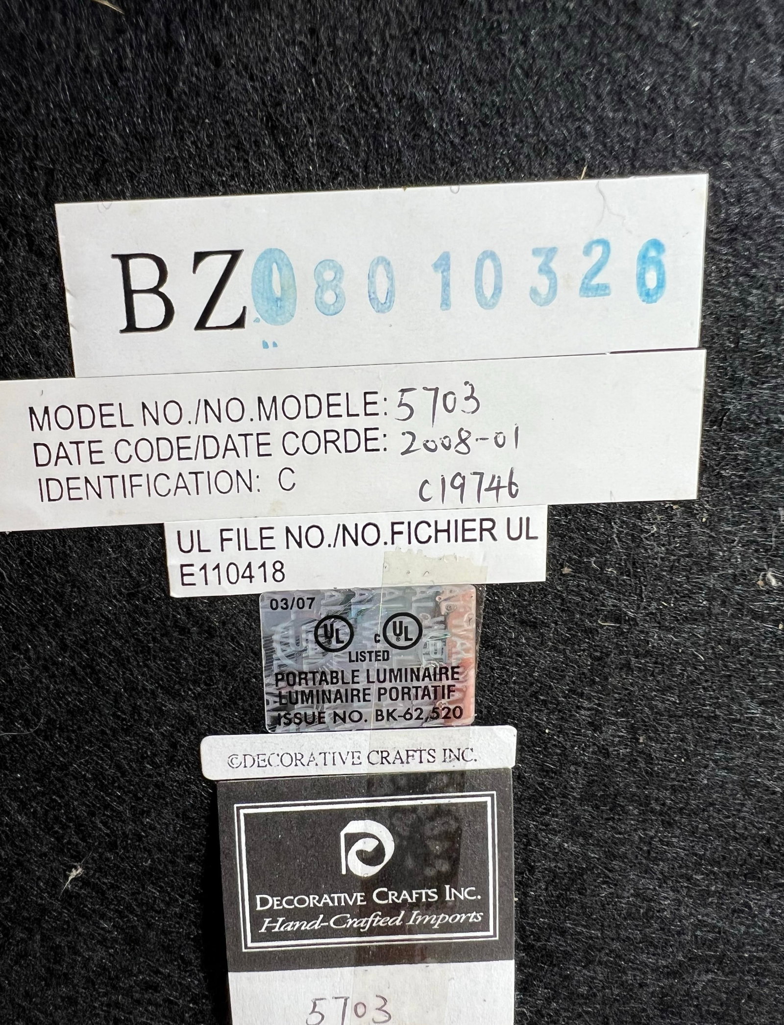 Vintage Decorative Crafts Inc. Fluted Columns Corinthian Capitals Solid Brass Buffet 38" Table Lamps - 12