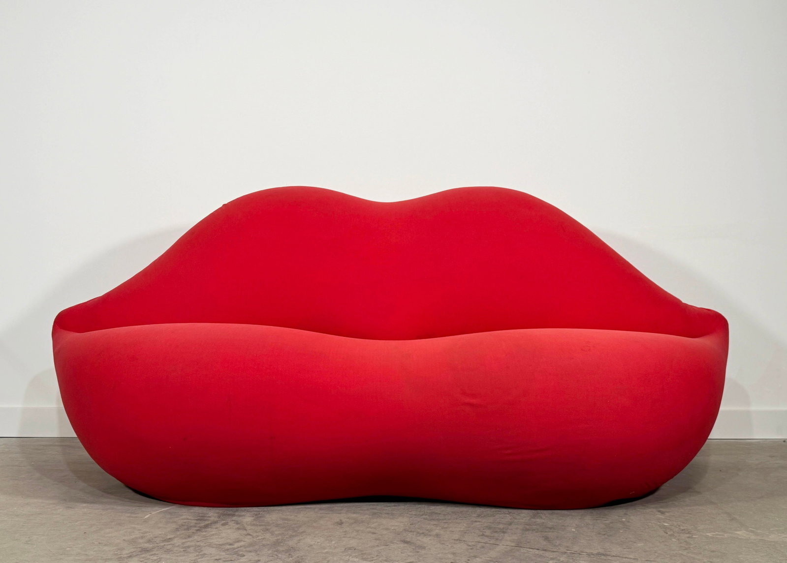 Vintage Studio 65 for Gufram Bocca Lips Sofa Red Postmodern Italian Pop Art Design - 2