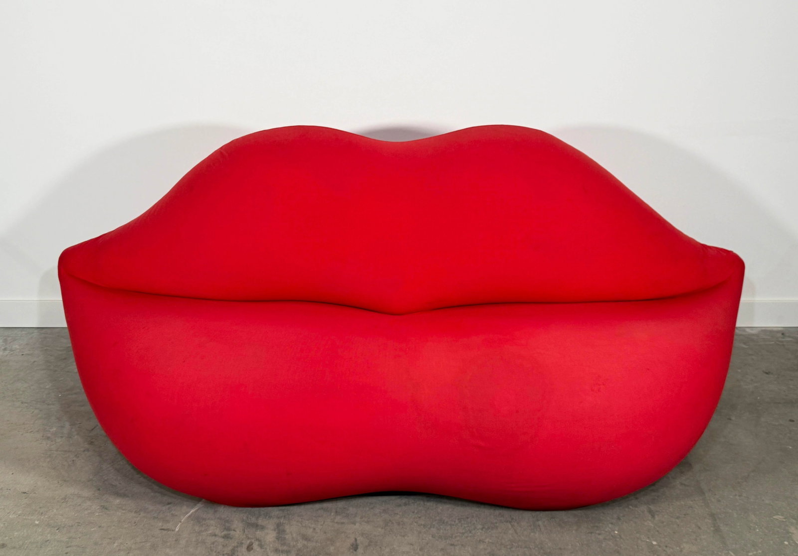 Vintage Studio 65 for Gufram Bocca Lips Sofa Red Postmodern Italian Pop Art Design - 3