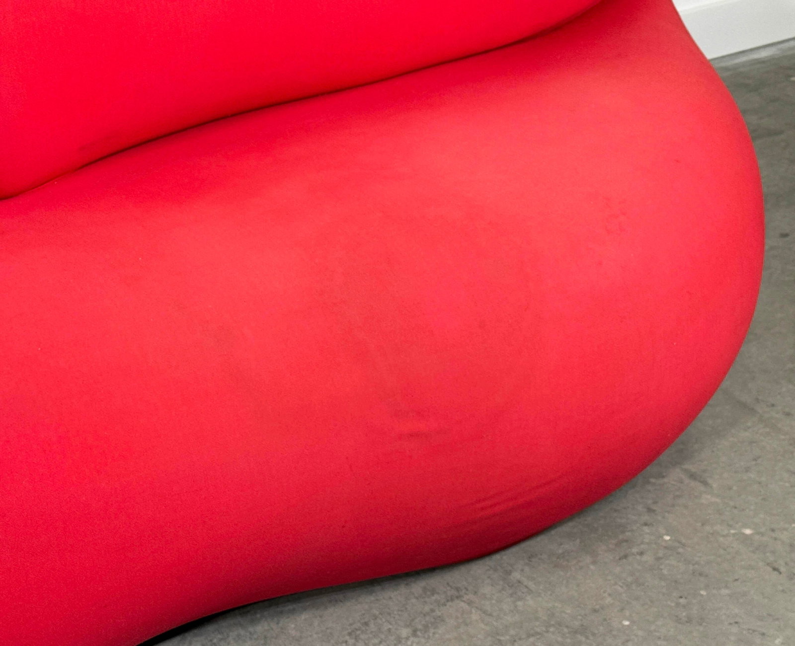 Vintage Studio 65 for Gufram Bocca Lips Sofa Red Postmodern Italian Pop Art Design - 8