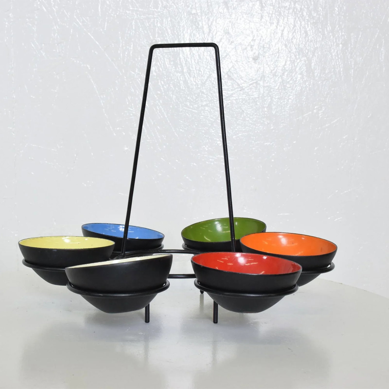 1950s Herbert Krenchel Colorful Krenit Serving Bowls Set of Six Denmark - 7