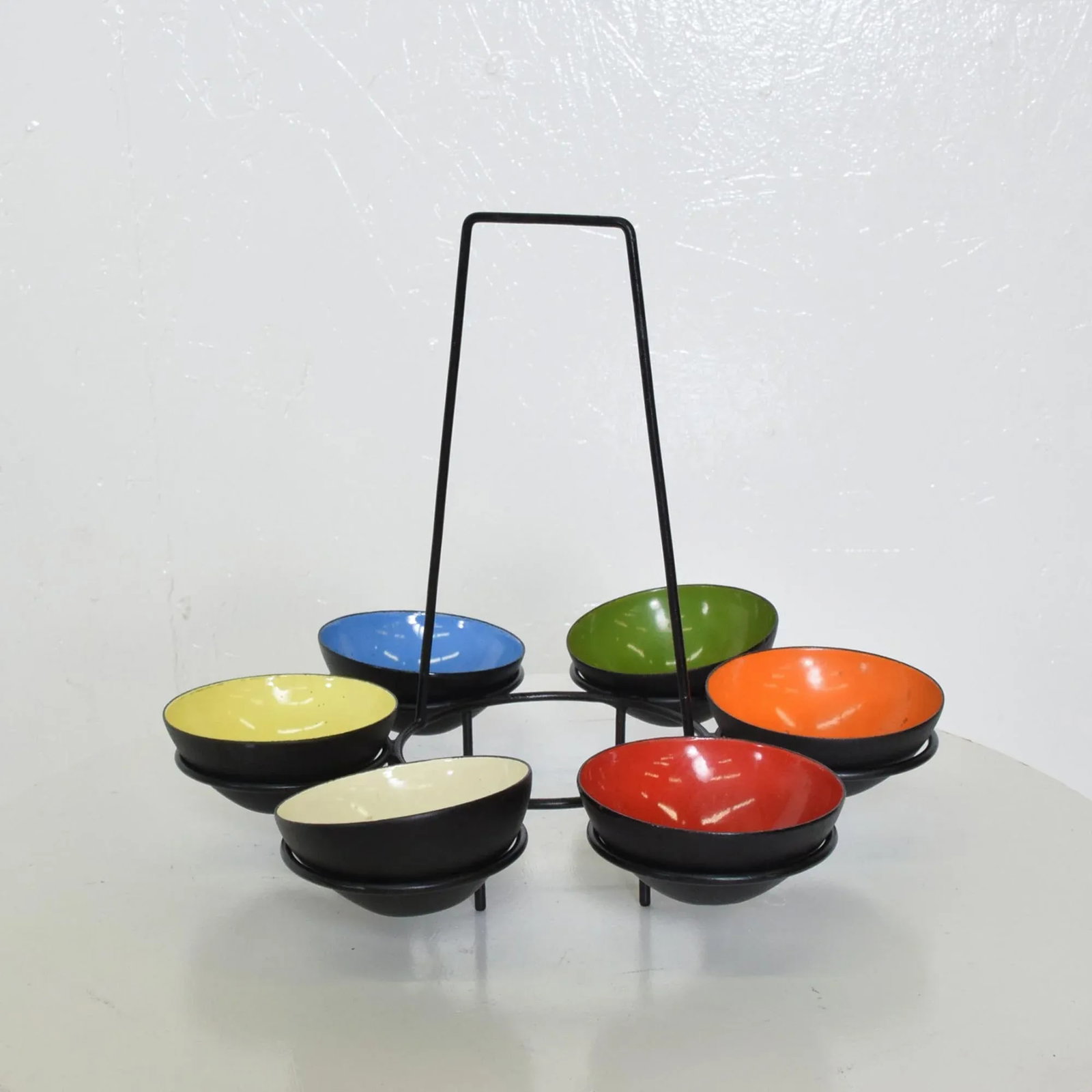 1950s Herbert Krenchel Colorful Krenit Serving Bowls Set of Six Denmark - 9