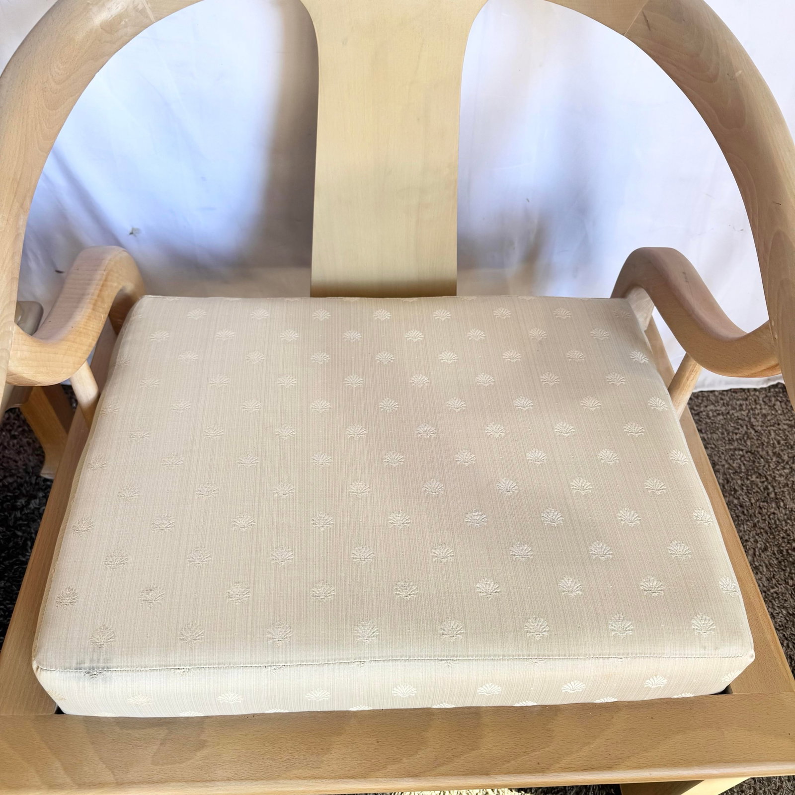 Ming Style Wooden Horseshoe Chairs by Harris Marcus Furniture - A Pair - 8