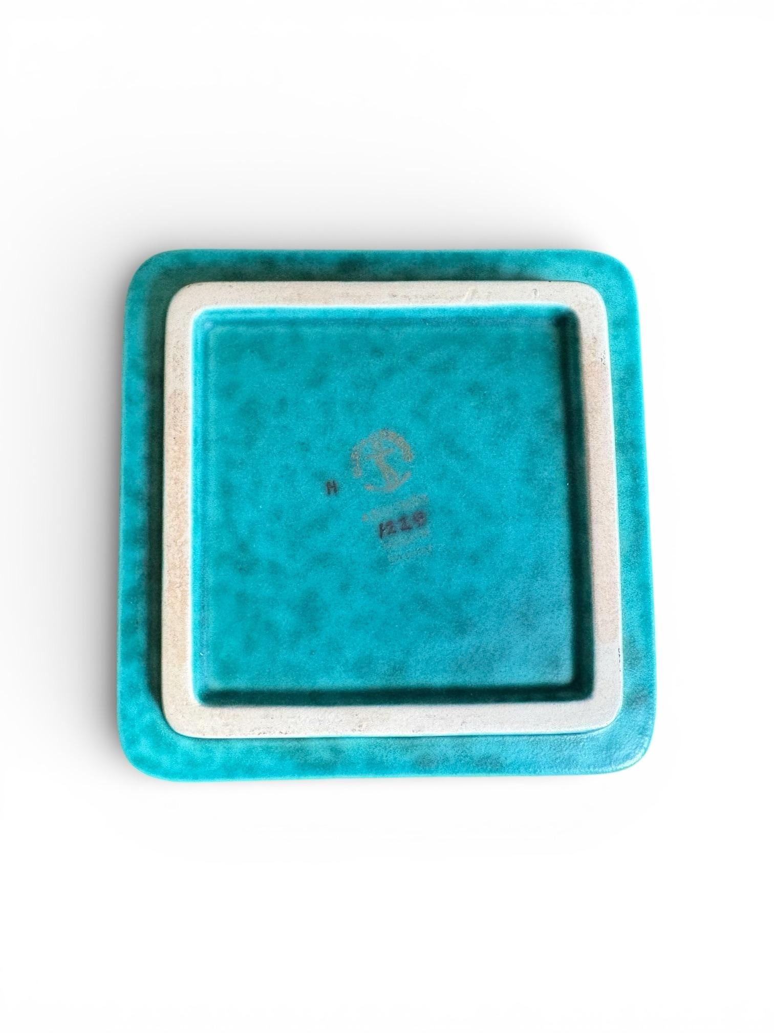 1940s Wilhelm Kåge for Gustavsberg 'Argenta' Trinket Box / Sweden - 6
