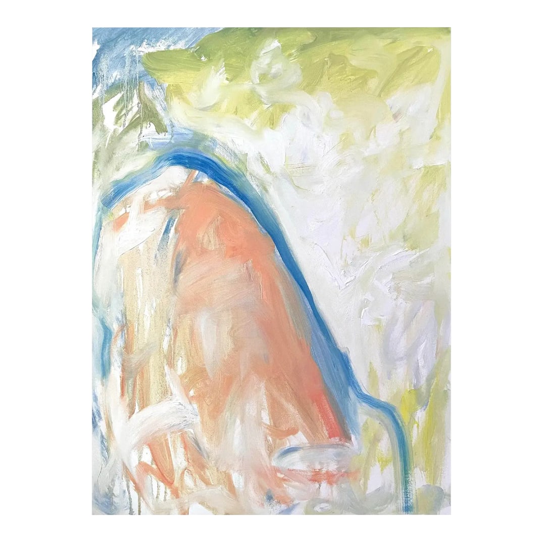 Matthew Izzo Oil Painting on Canvas - Titled "Waterfall": Oil painting on canvas. Titled Waterfall 30" x 40" x 1.5" Signed New York based artist, Matthew Izzo (b. 1971) currently living in the Hudson Valley NY region. Izzo explores the process of art making