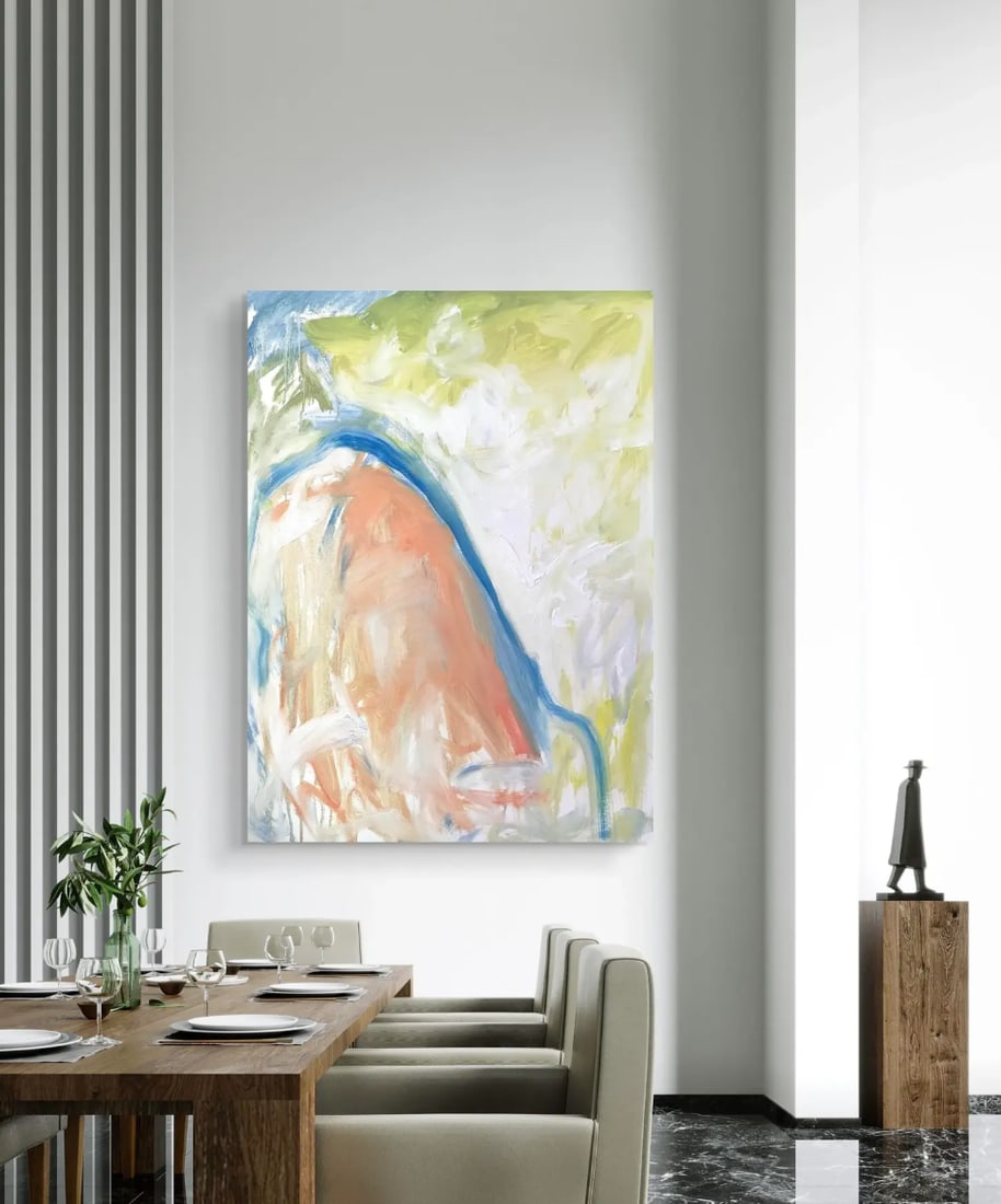 Matthew Izzo Oil Painting on Canvas - Titled "Waterfall" - 4