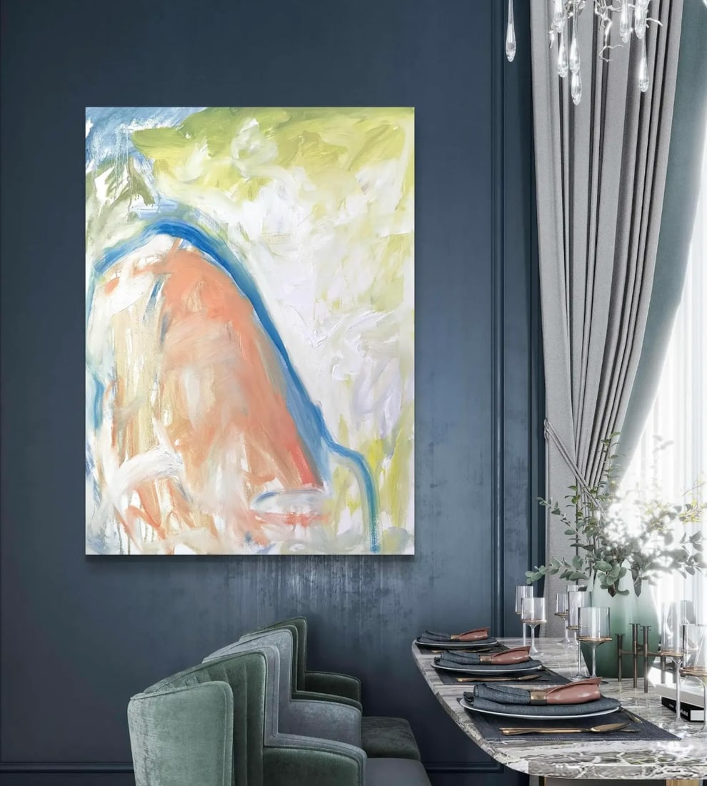 Matthew Izzo Oil Painting on Canvas - Titled "Waterfall" - 6