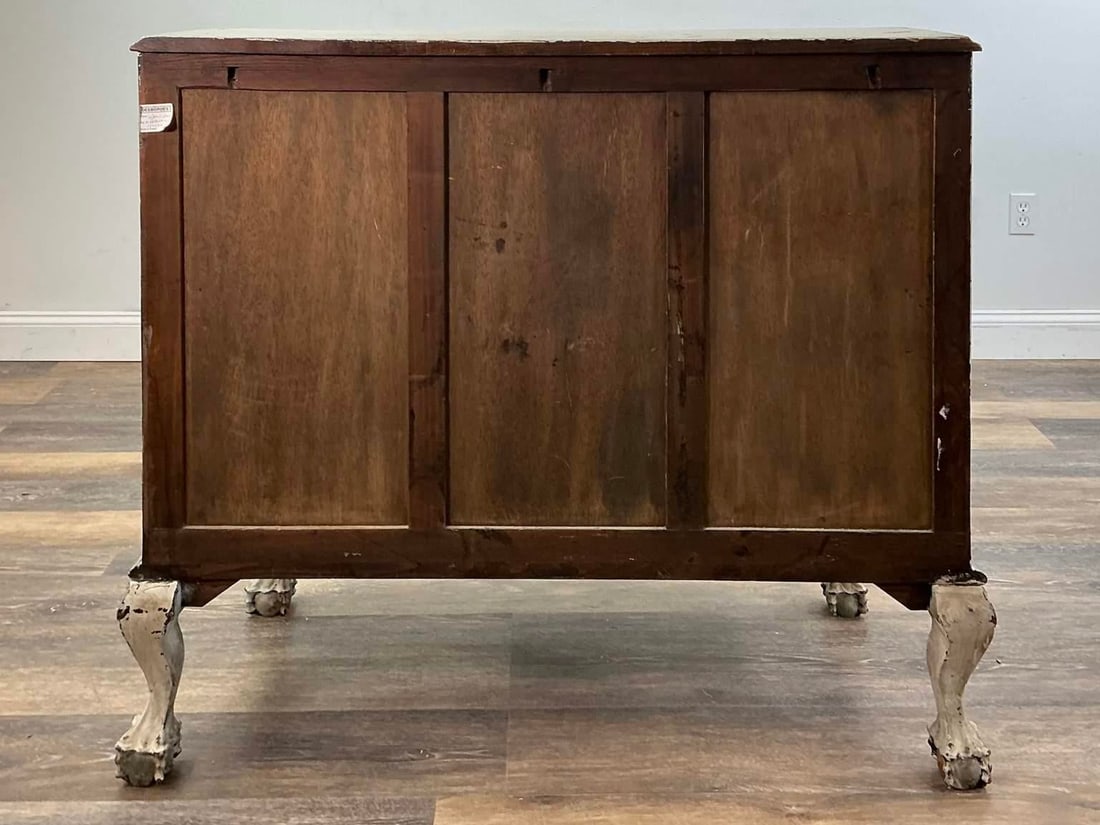 1940s French Louis XV–Style Hand-Painted Secretary Desk by Desbordes, Paris "” - 3
