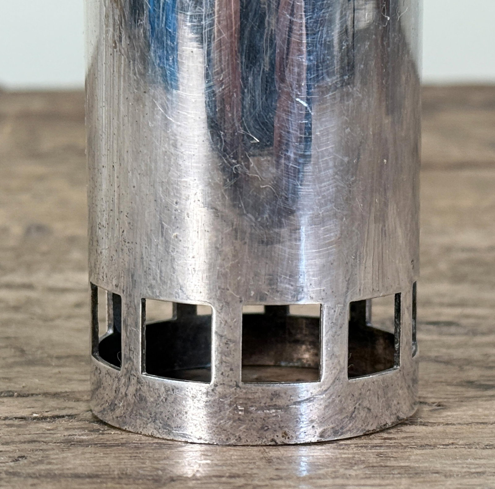 Postmodern Silverplate Pepper Mill by Richard Meier for Swid Powell - 4