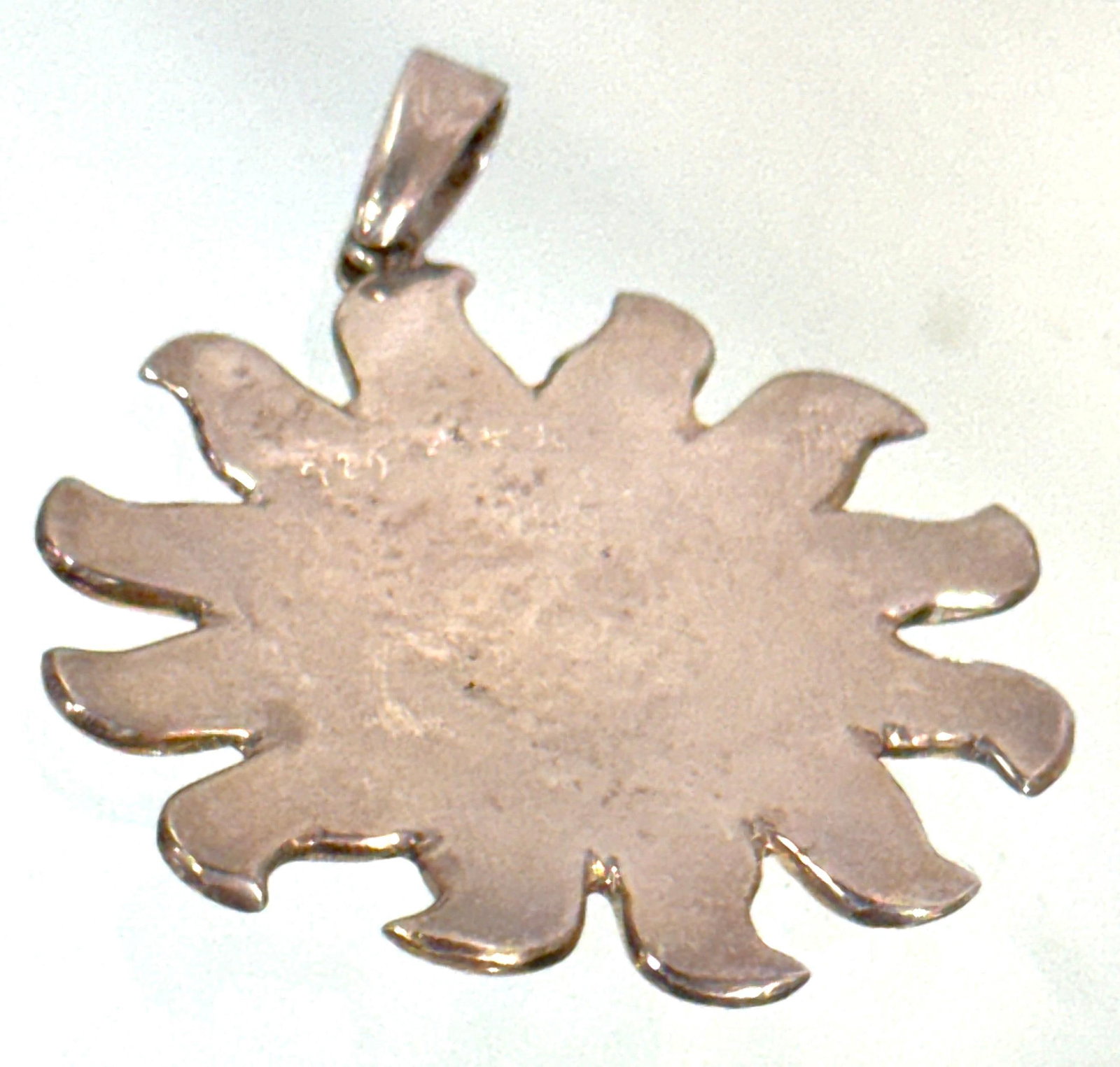 Attributed to Sergio Bustamante, Mexican Sterling Silver Sun Face Pendant, 1990s - 17