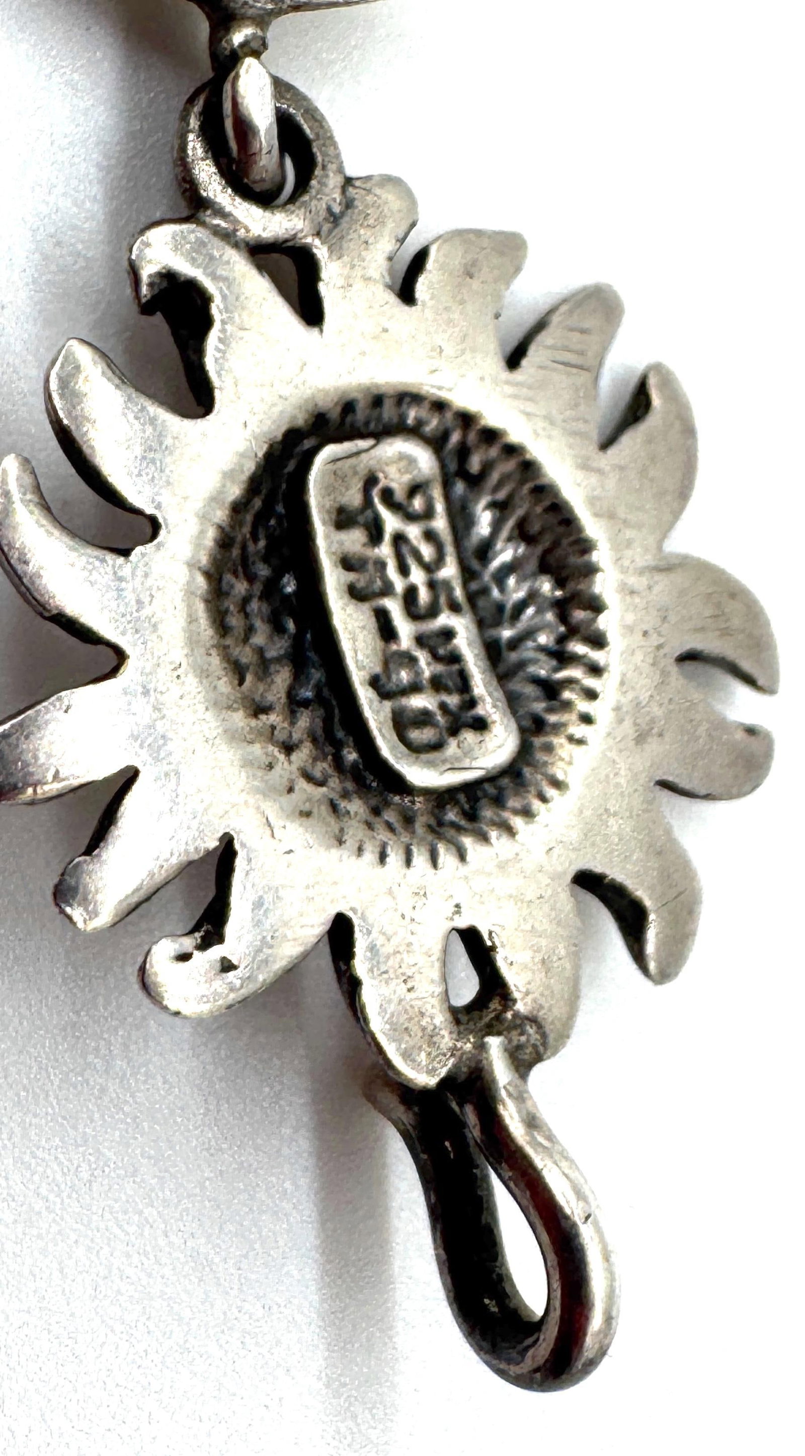 Sergio Bustamante Signed Sterling Sun & Moon Link Bracelet, Rare Edition, 1980s - 16