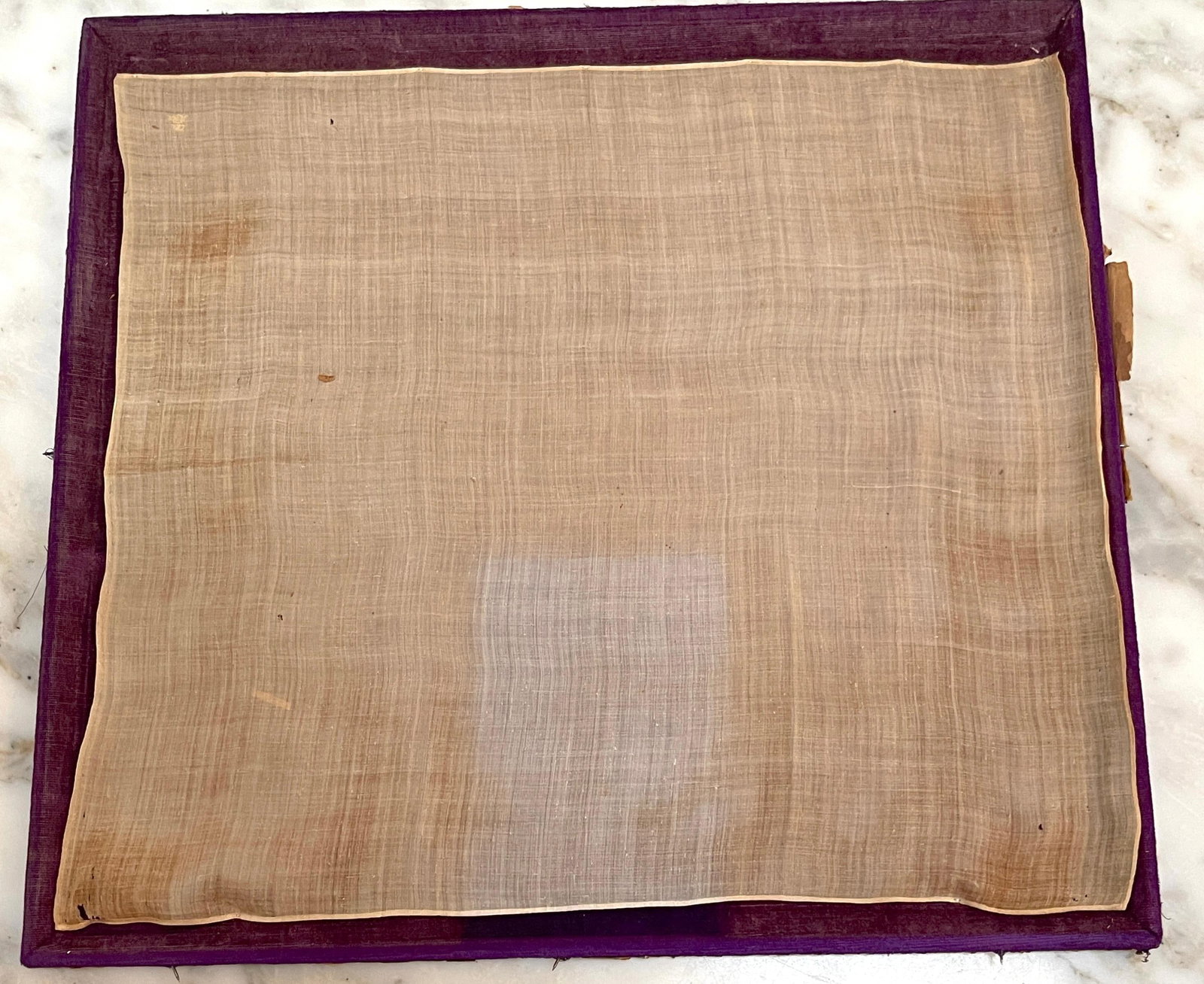 Sir Arthur Wellesley, 1st Duke of Wellington's Silk Handkerchief, Framed - 11