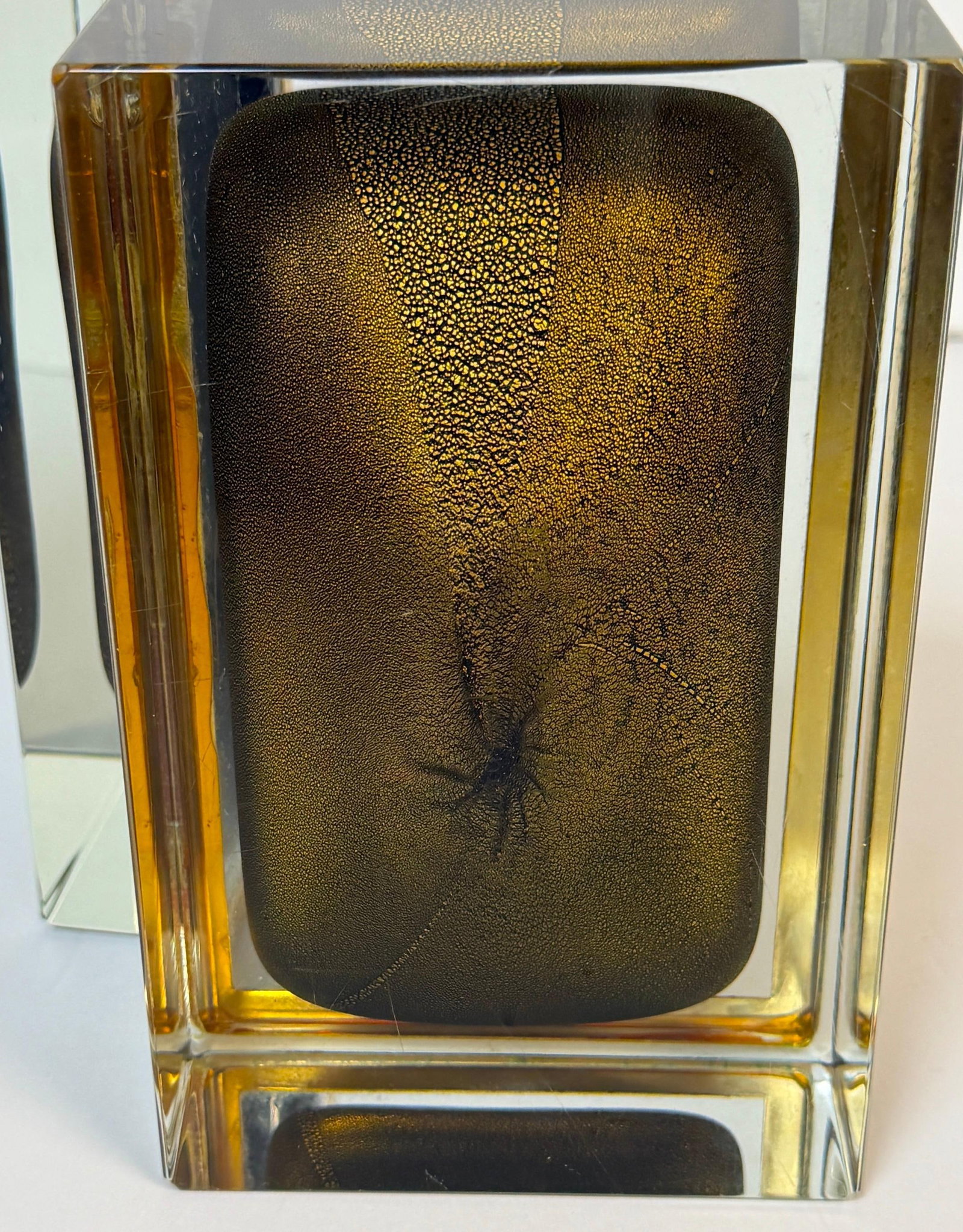 Signed Alessandro Mandruzzato for Design Guild Murano Sommerso Faceted Glass Box - 8