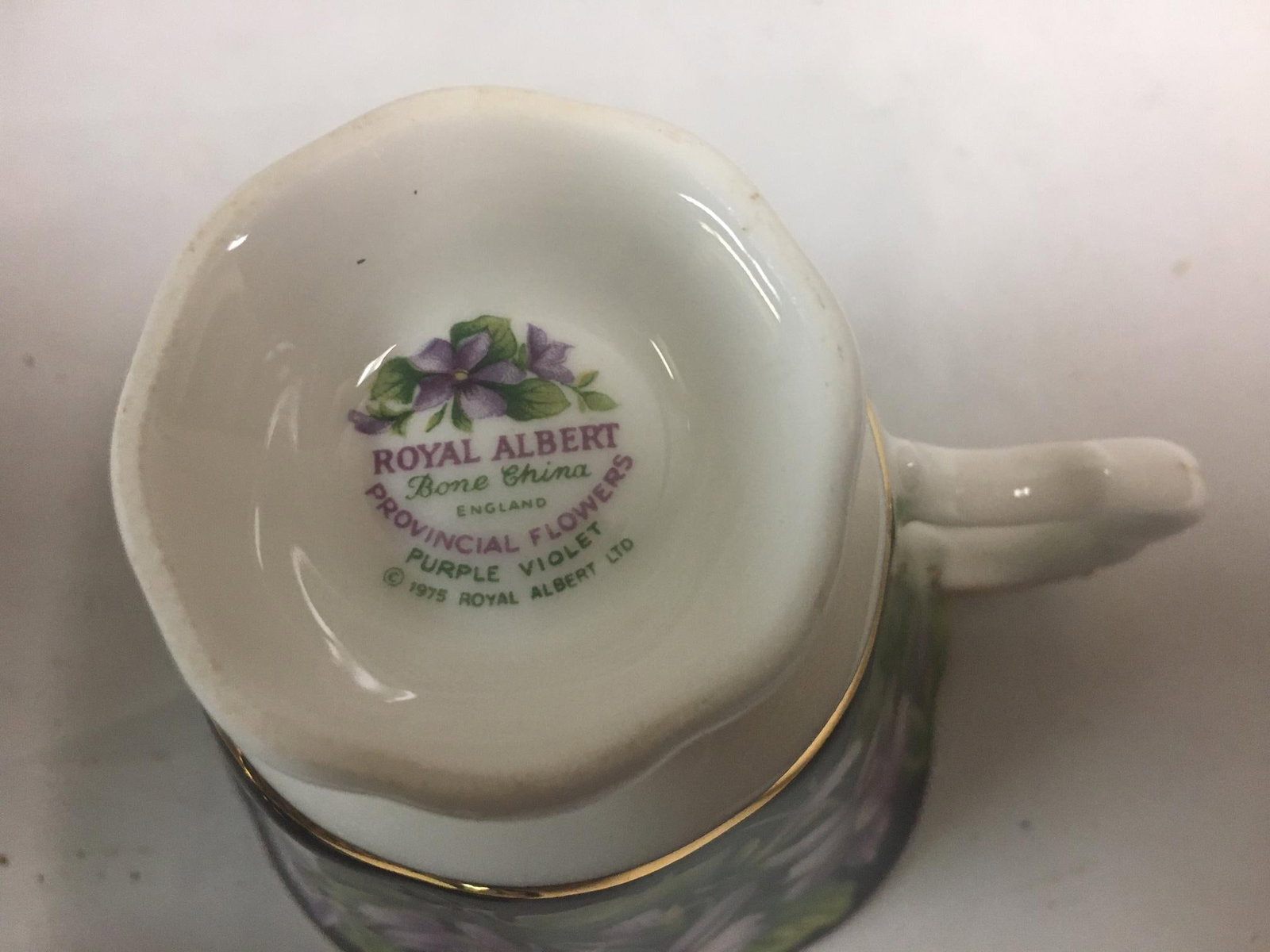 Royal Albert Provincial Flowers Porcelain Violets 18 Piece Dessert Set - 2
